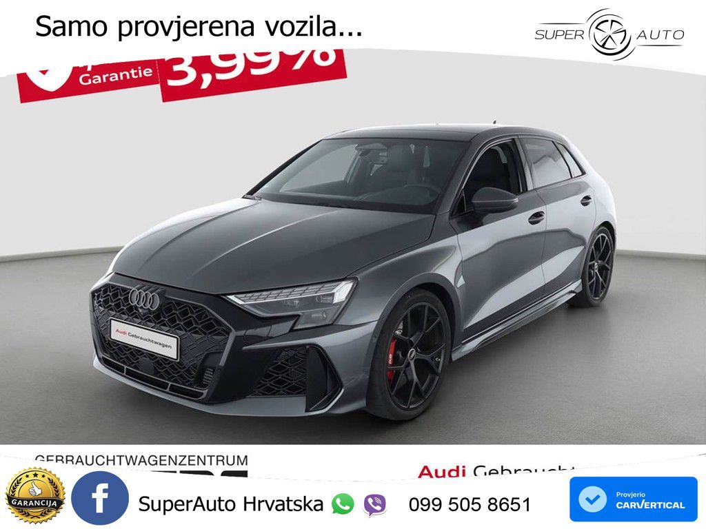 Audi RS3 Sedan 2.5 TFSI (400 KS) quattro S tronic LED+GR SJED+ACC