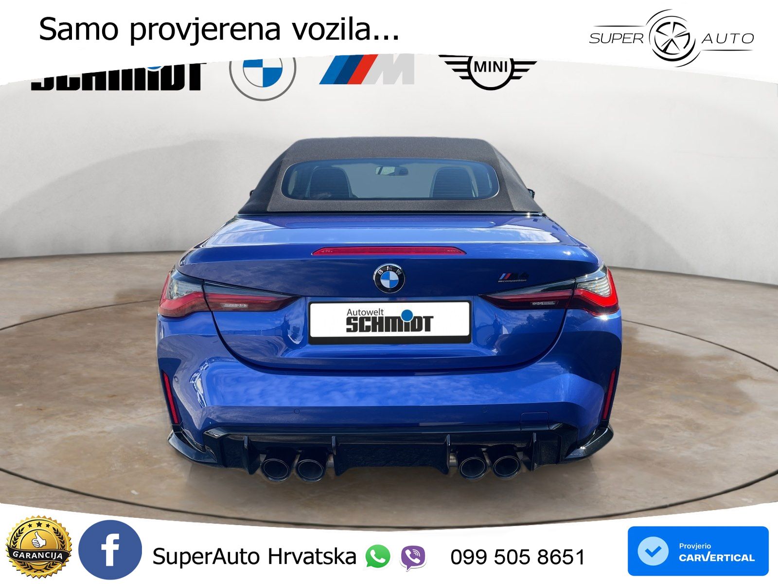 BMW M4 Convertible Competition 3.0 (510 KS) xDrive Steptronic LED+GR SJED+ACC