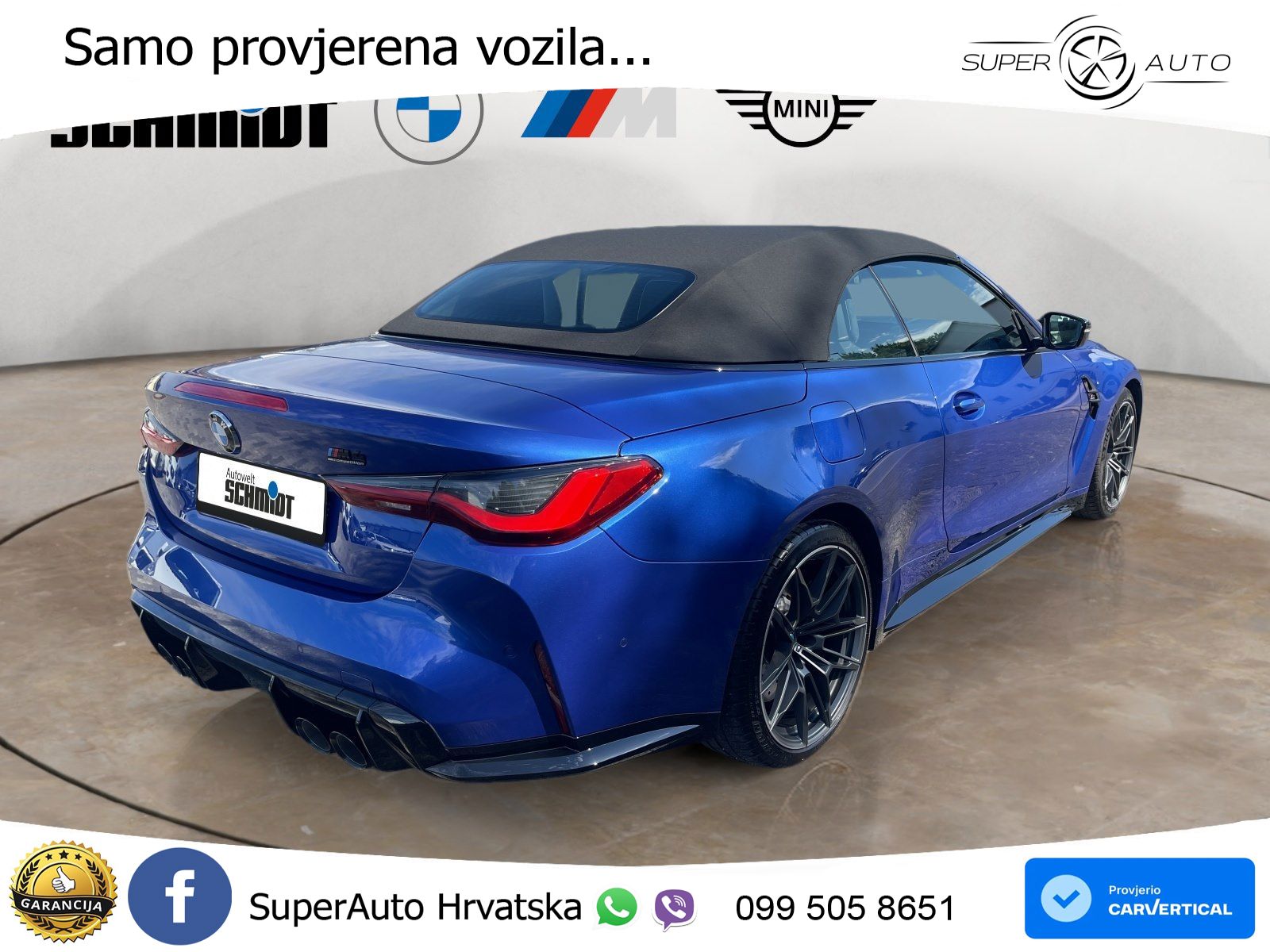 BMW M4 Convertible Competition 3.0 (510 KS) xDrive Steptronic LED+GR SJED+ACC