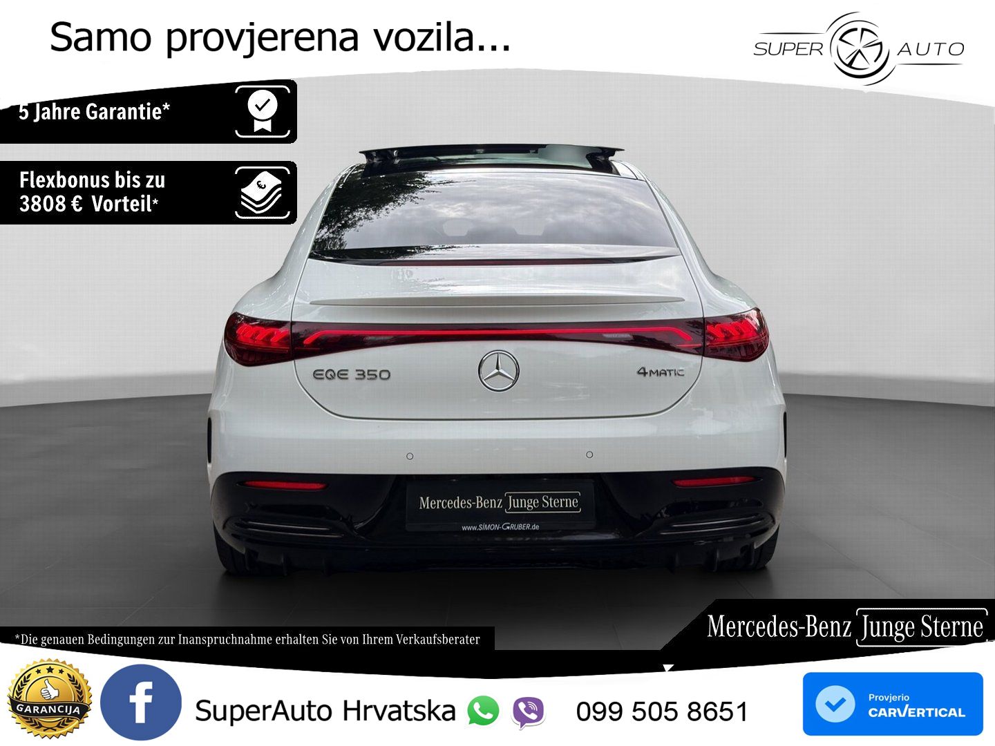 Mercedes EQE 350 98 kWh (292 KS) 4MATIC