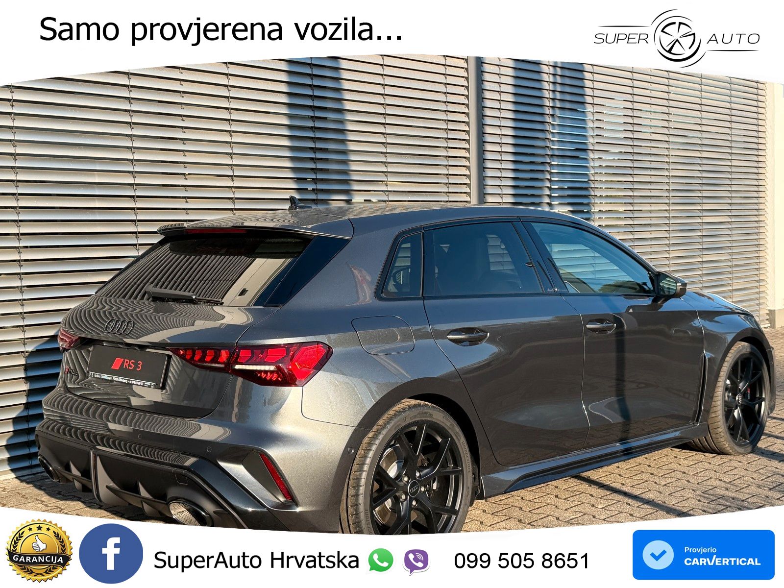 Audi RS3 Sedan 2.5 TFSI (400 KS) quattro S tronic LED+GR SJED+ACC