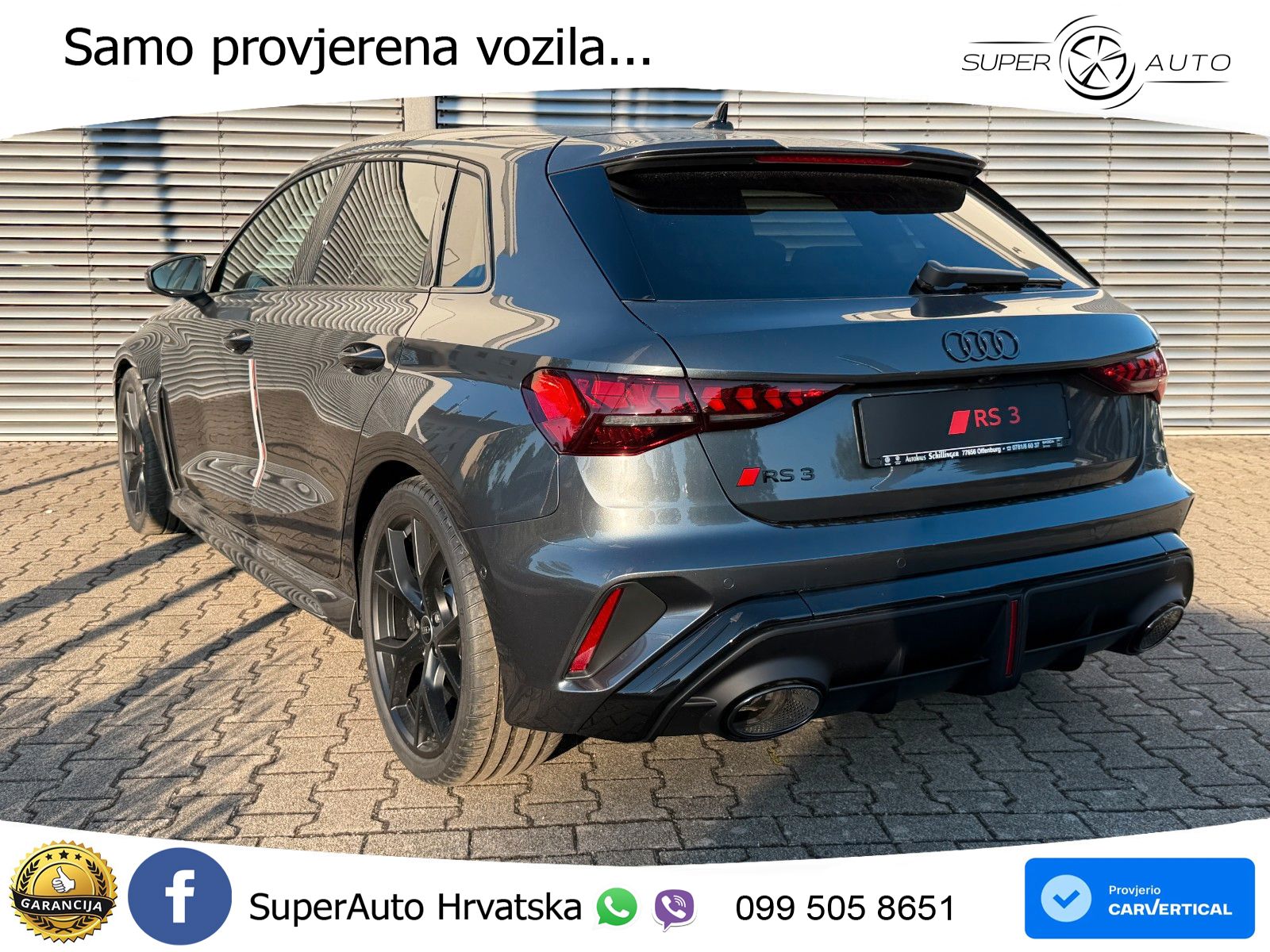 Audi RS3 Sedan 2.5 TFSI (400 KS) quattro S tronic LED+GR SJED+ACC