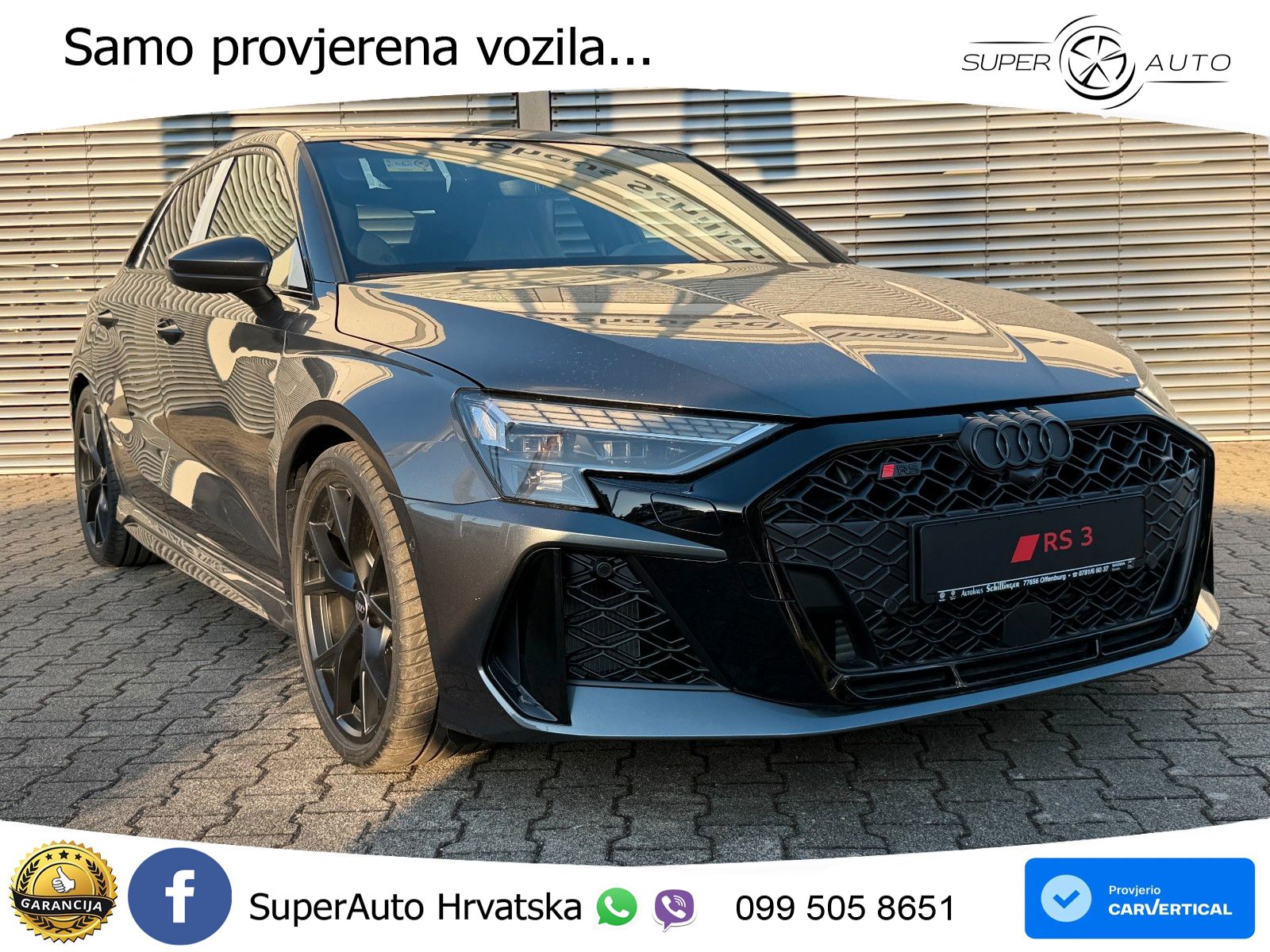 Audi RS3 Sedan 2.5 TFSI (400 KS) quattro S tronic LED+GR SJED+ACC