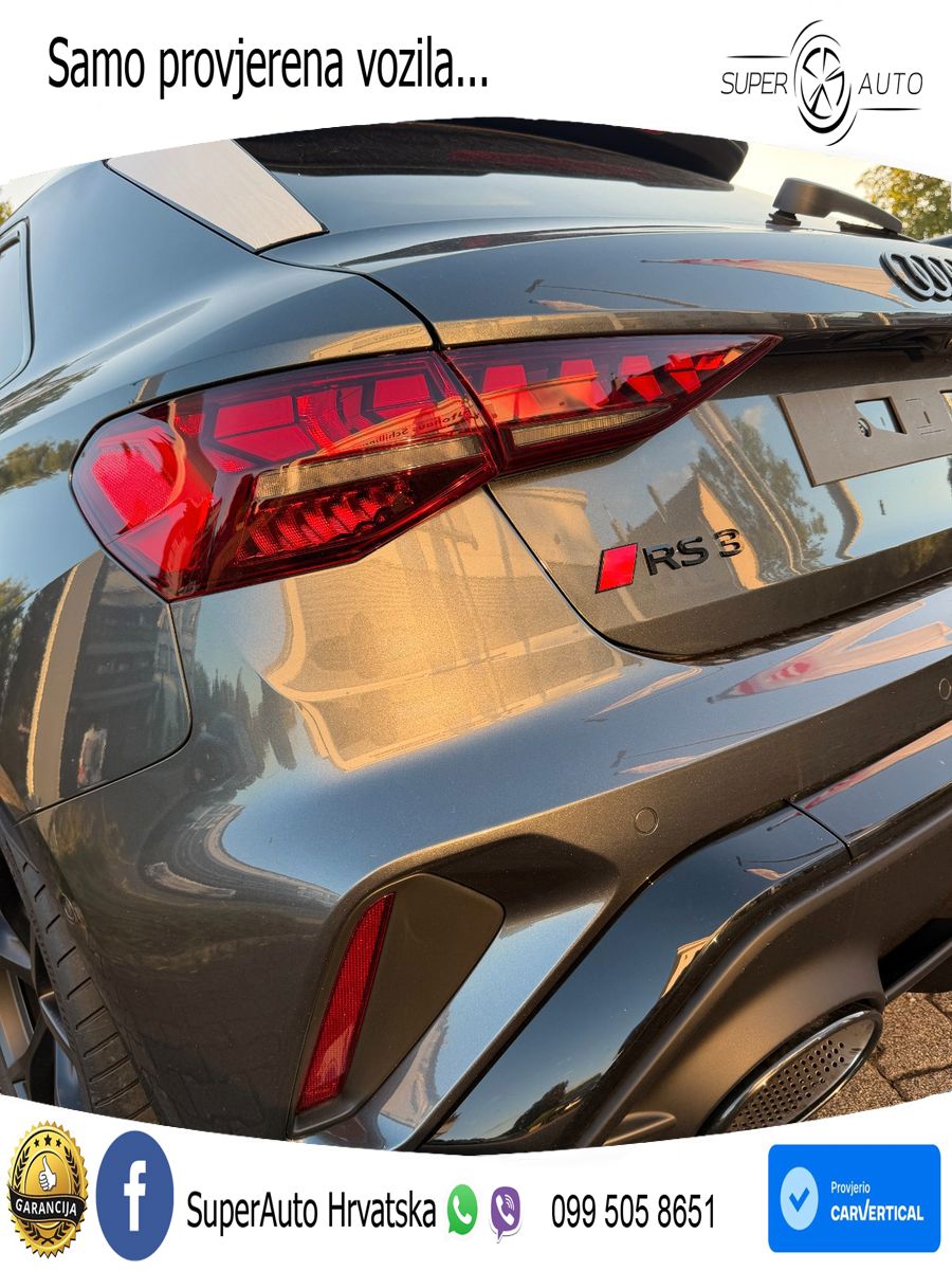Audi RS3 Sedan 2.5 TFSI (400 KS) quattro S tronic LED+GR SJED+ACC