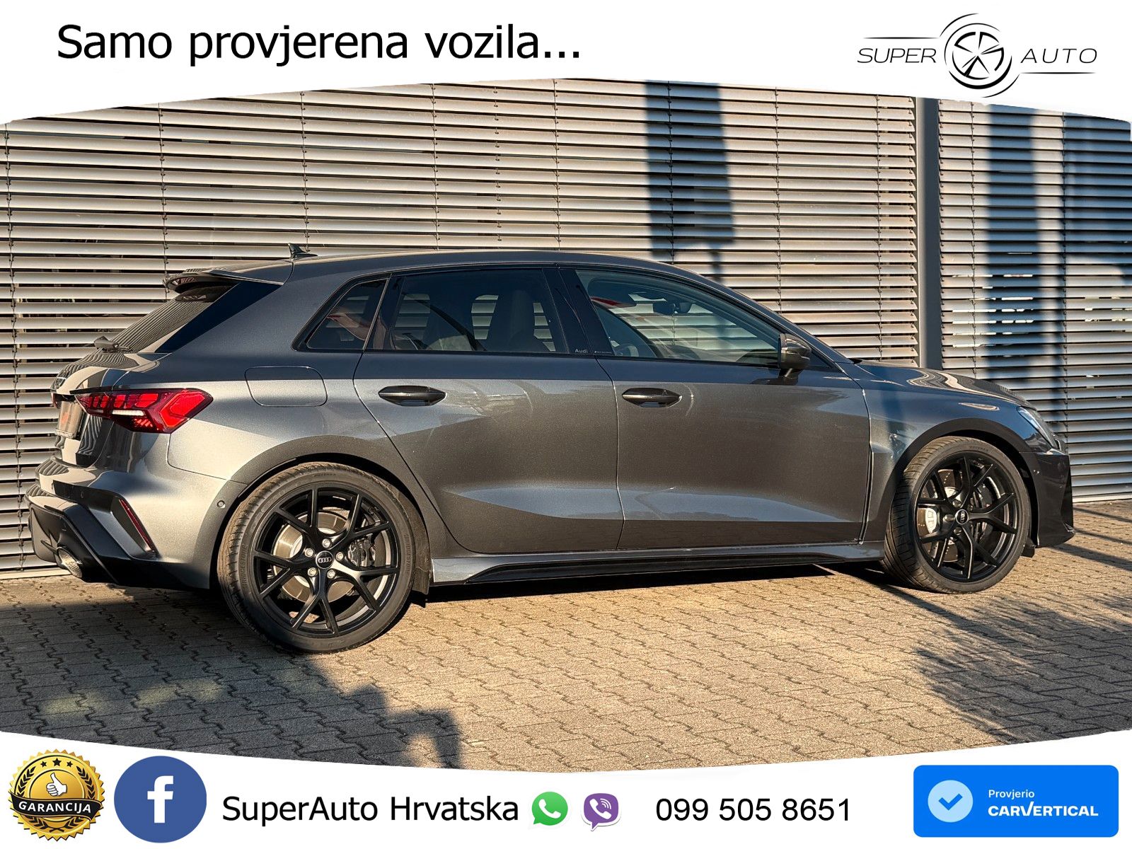 Audi RS3 Sedan 2.5 TFSI (400 KS) quattro S tronic LED+GR SJED+ACC