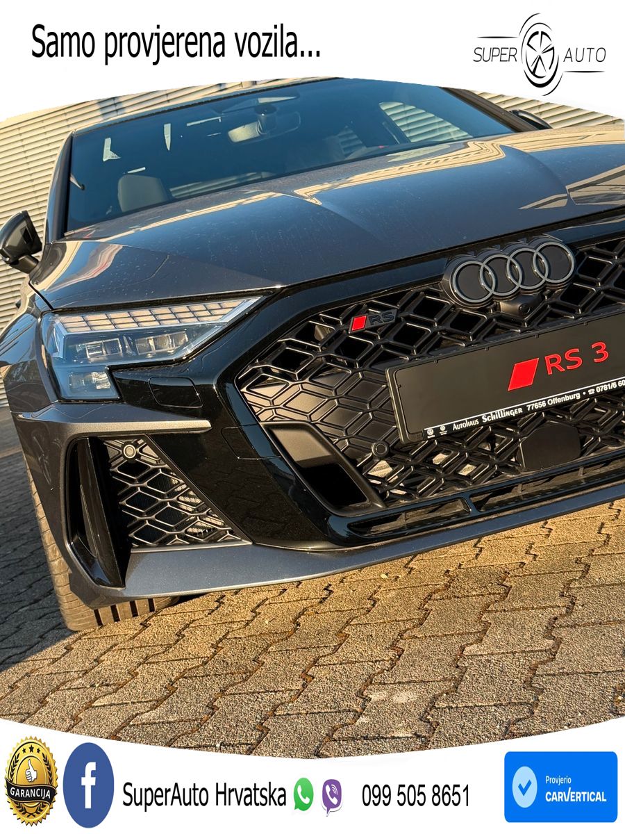Audi RS3 Sedan 2.5 TFSI (400 KS) quattro S tronic LED+GR SJED+ACC