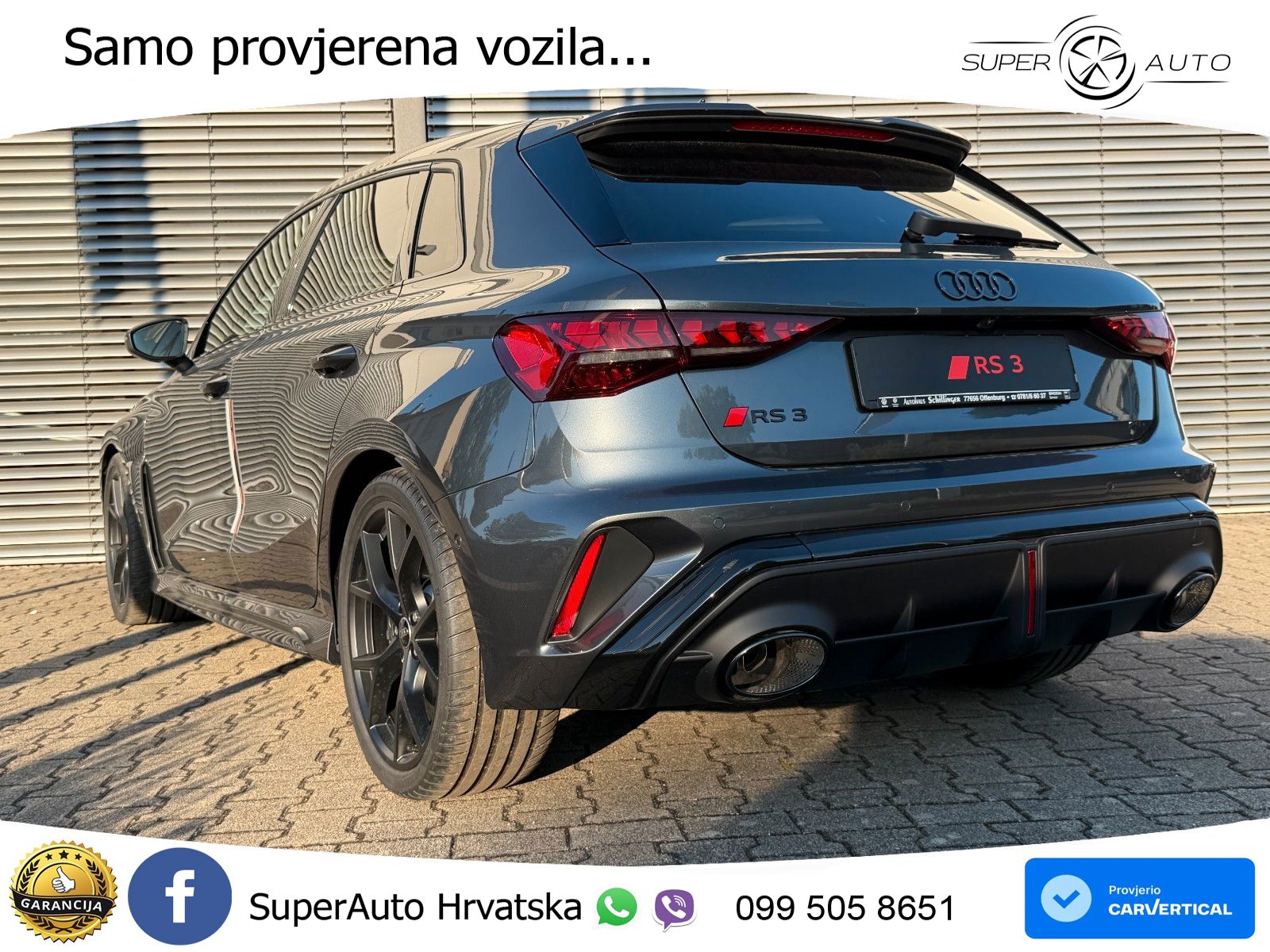 Audi RS3 Sedan 2.5 TFSI (400 KS) quattro S tronic LED+GR SJED+ACC