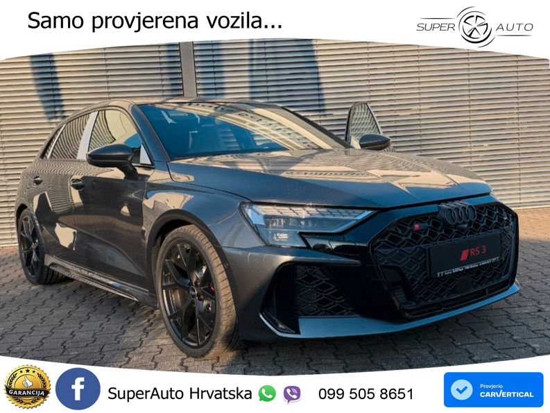 Audi RS3 Sedan 2.5 TFSI (400 KS) quattro S tronic LED+GR SJED+ACC