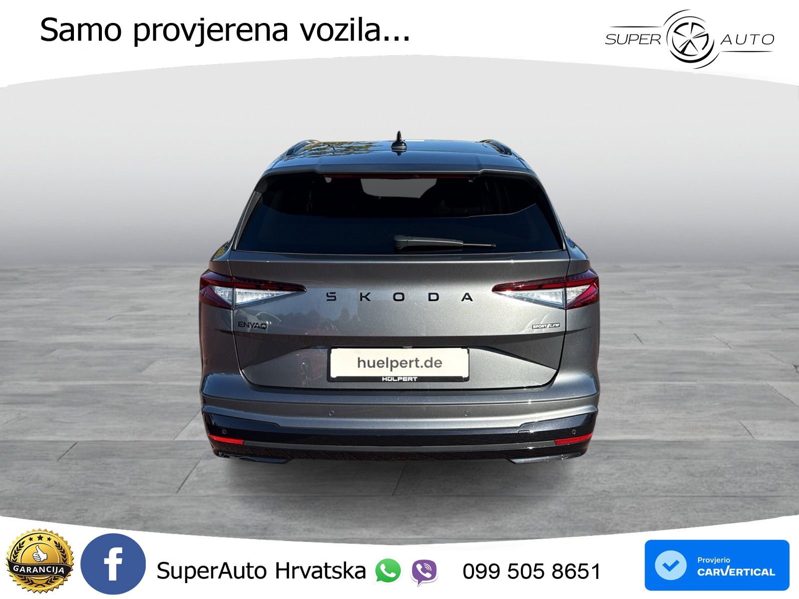 Škoda Enyaq 85 82 kWh (286 KS) SportLine LED+GR SJED+ACC