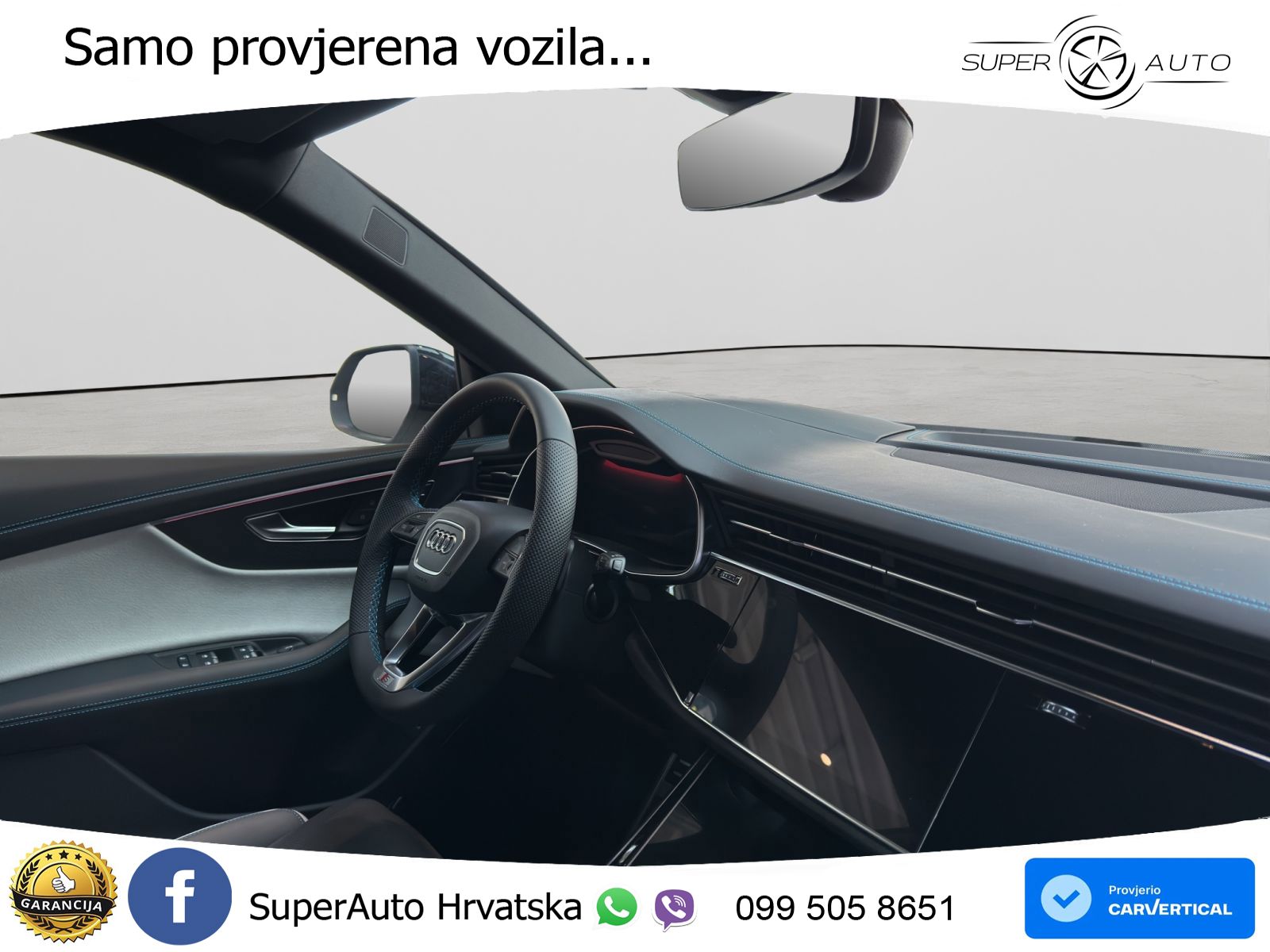 Audi Q8 60 TFSIe V6 (490 KS) quattro Tiptronic LED+GR SJED+ACC