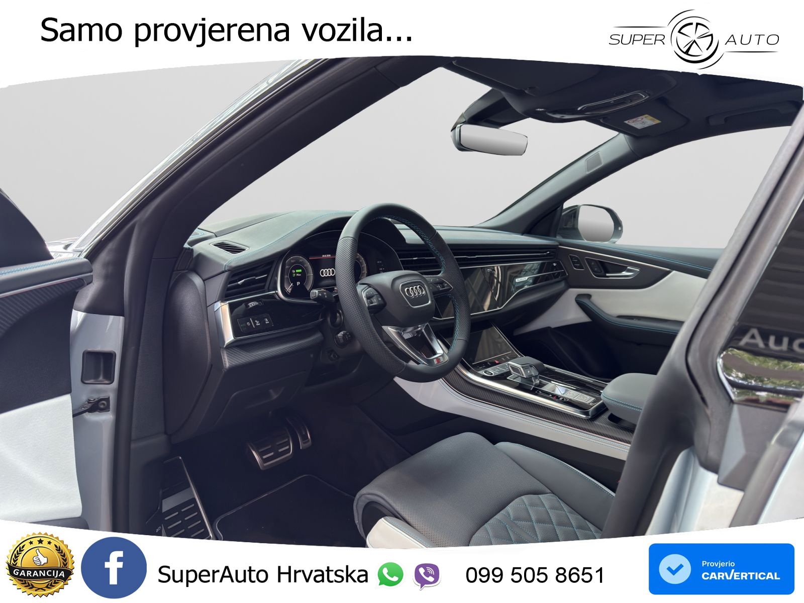 Audi Q8 60 TFSIe V6 (490 KS) quattro Tiptronic LED+GR SJED+ACC