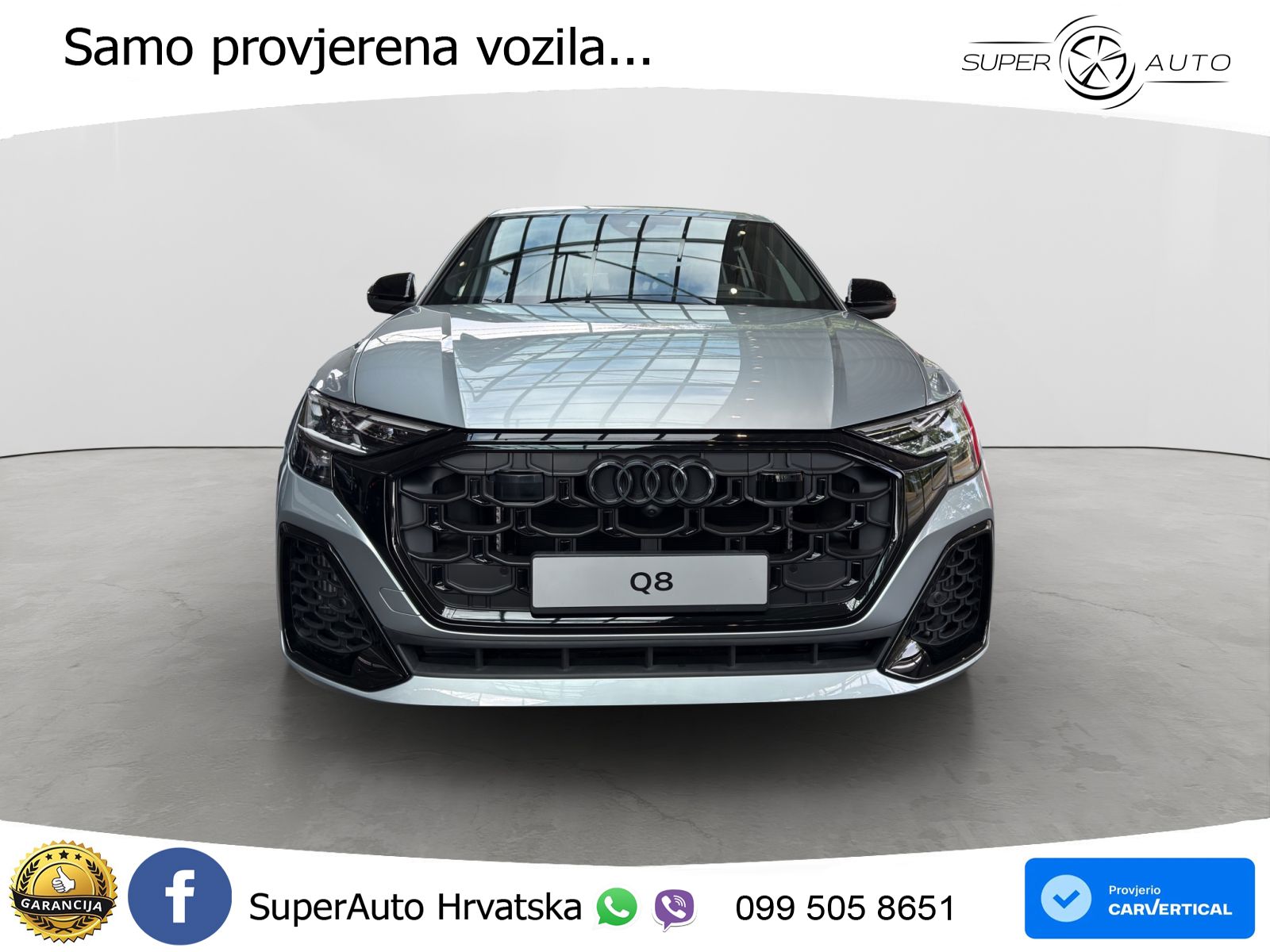 Audi Q8 60 TFSIe V6 (490 KS) quattro Tiptronic LED+GR SJED+ACC