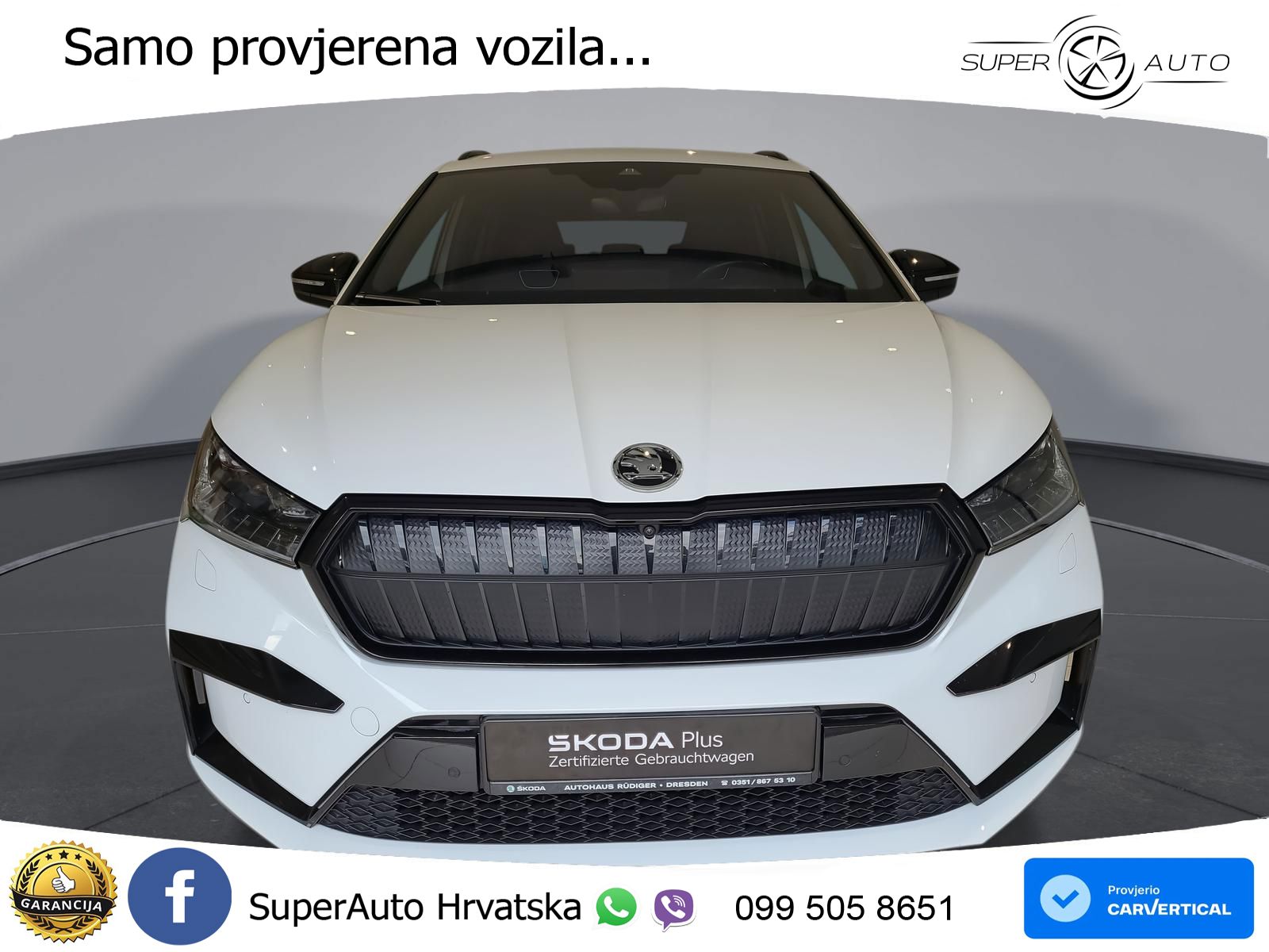 Škoda Enyaq iV 80x 82 kWh (265 KS) AWD SportLine LED+GR SJED+ACC