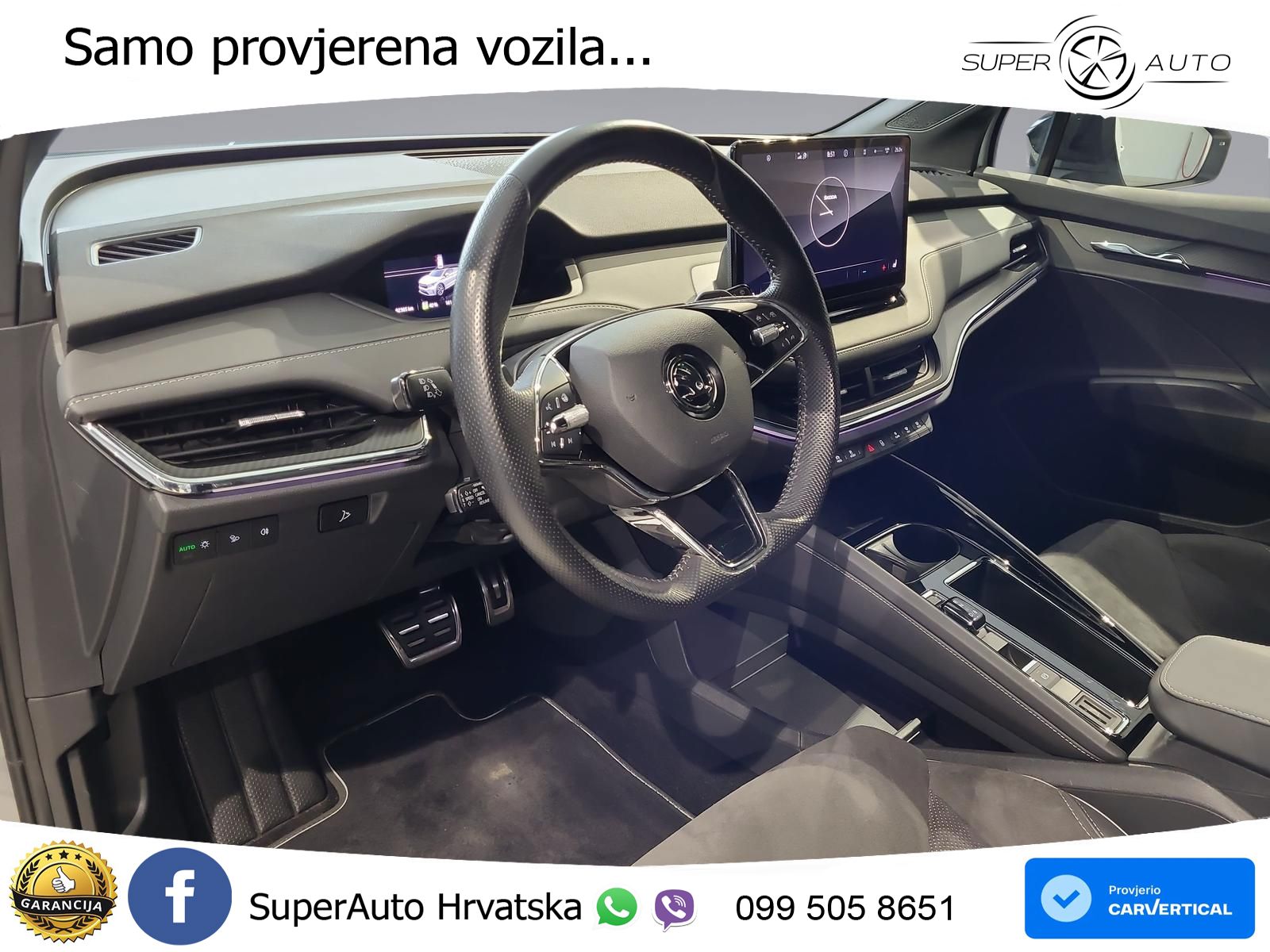 Škoda Enyaq iV 80x 82 kWh (265 KS) AWD SportLine LED+GR SJED+ACC