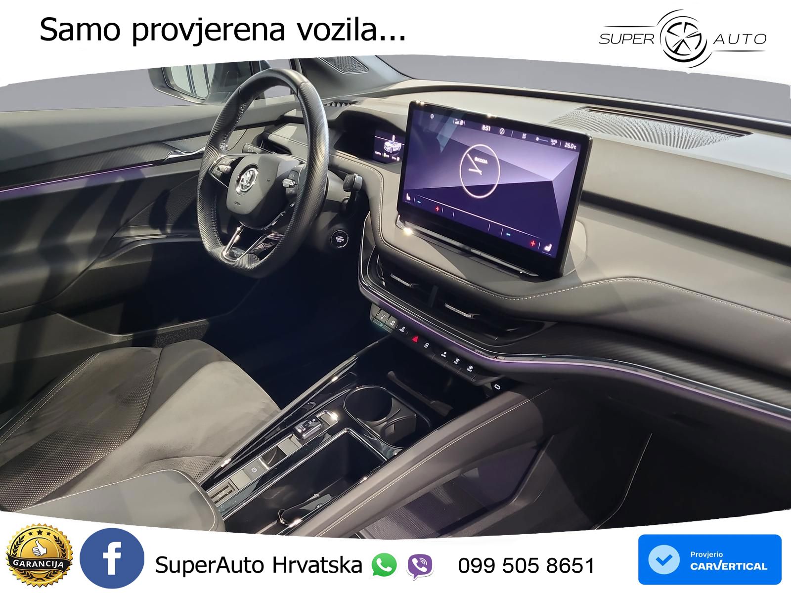 Škoda Enyaq iV 80x 82 kWh (265 KS) AWD SportLine LED+GR SJED+ACC