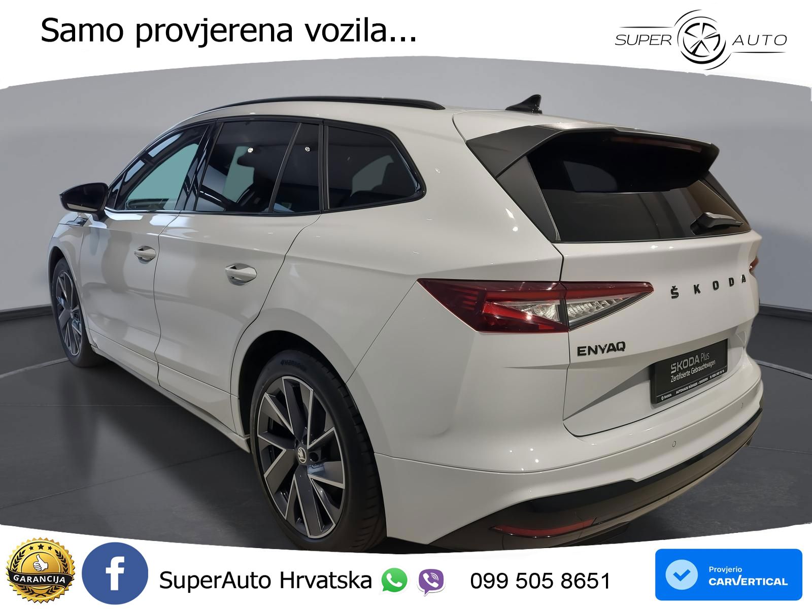 Škoda Enyaq iV 80x 82 kWh (265 KS) AWD SportLine LED+GR SJED+ACC