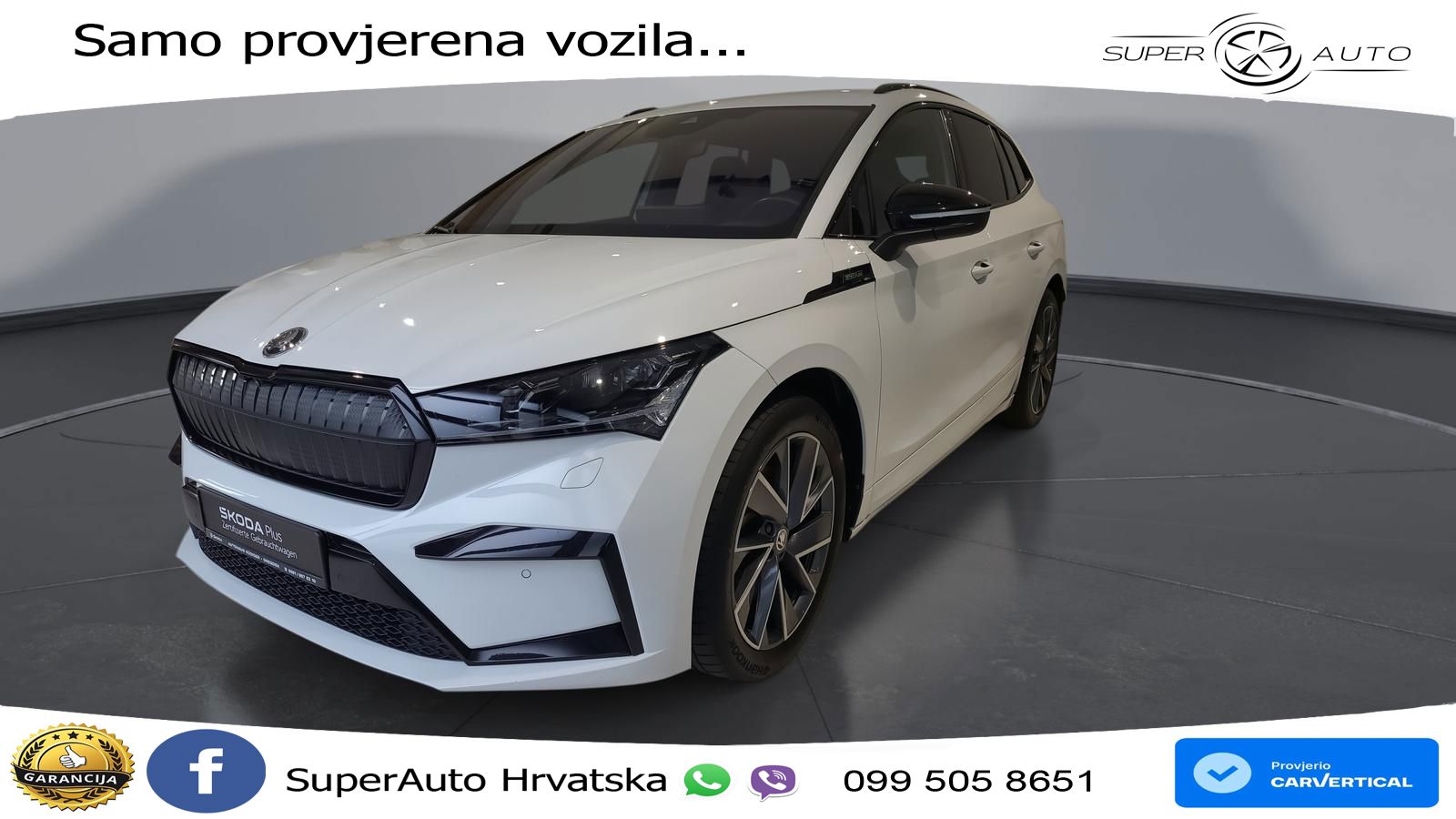 Škoda Enyaq iV 80x 82 kWh (265 KS) AWD SportLine LED+GR SJED+ACC