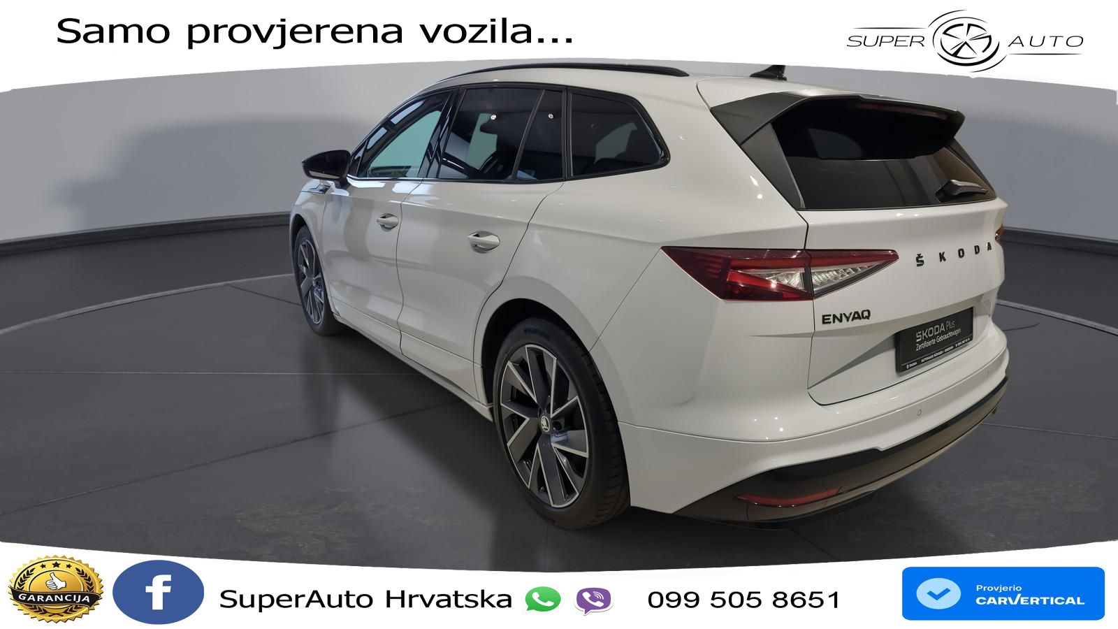 Škoda Enyaq iV 80x 82 kWh (265 KS) AWD SportLine LED+GR SJED+ACC