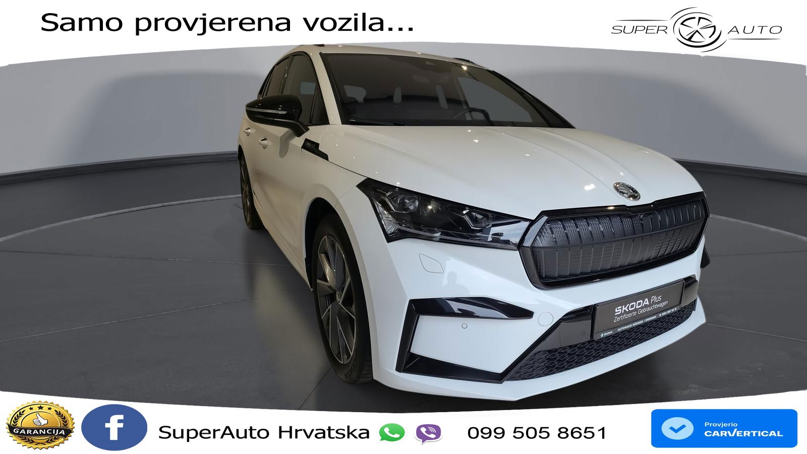 Škoda Enyaq iV 80x 82 kWh (265 KS) AWD SportLine LED+GR SJED+ACC