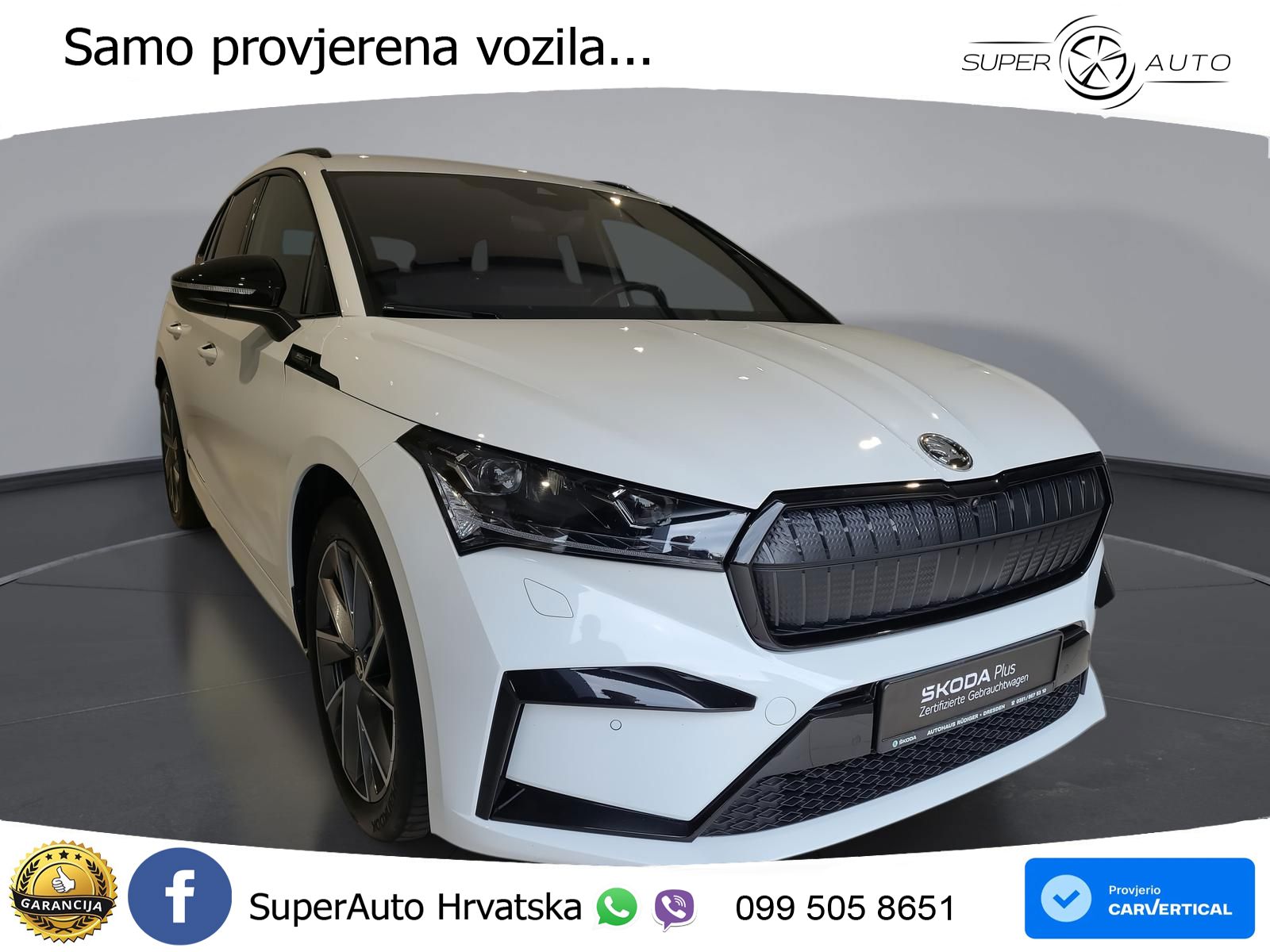 Škoda Enyaq iV 80x 82 kWh (265 KS) AWD SportLine LED+GR SJED+ACC