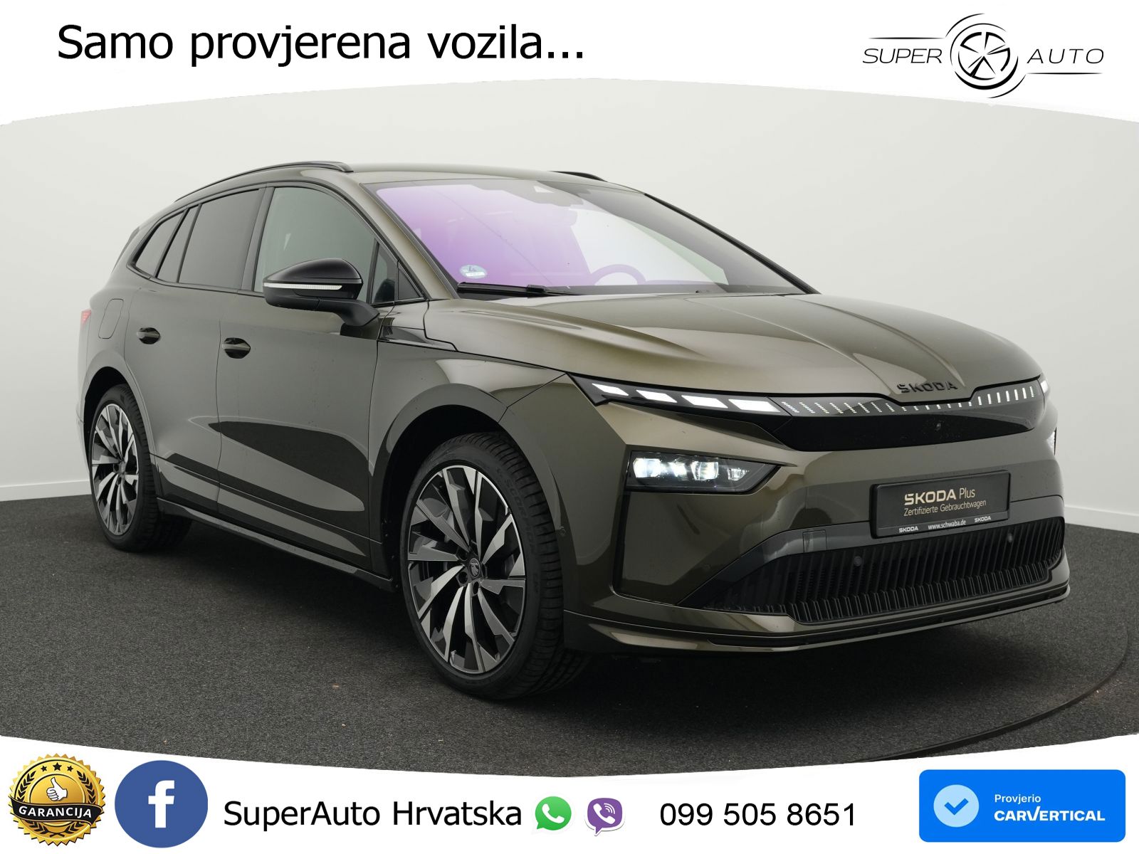 Škoda Enyaq 85 82 kWh (286 KS) SportLine LED+GR SJED+ACC