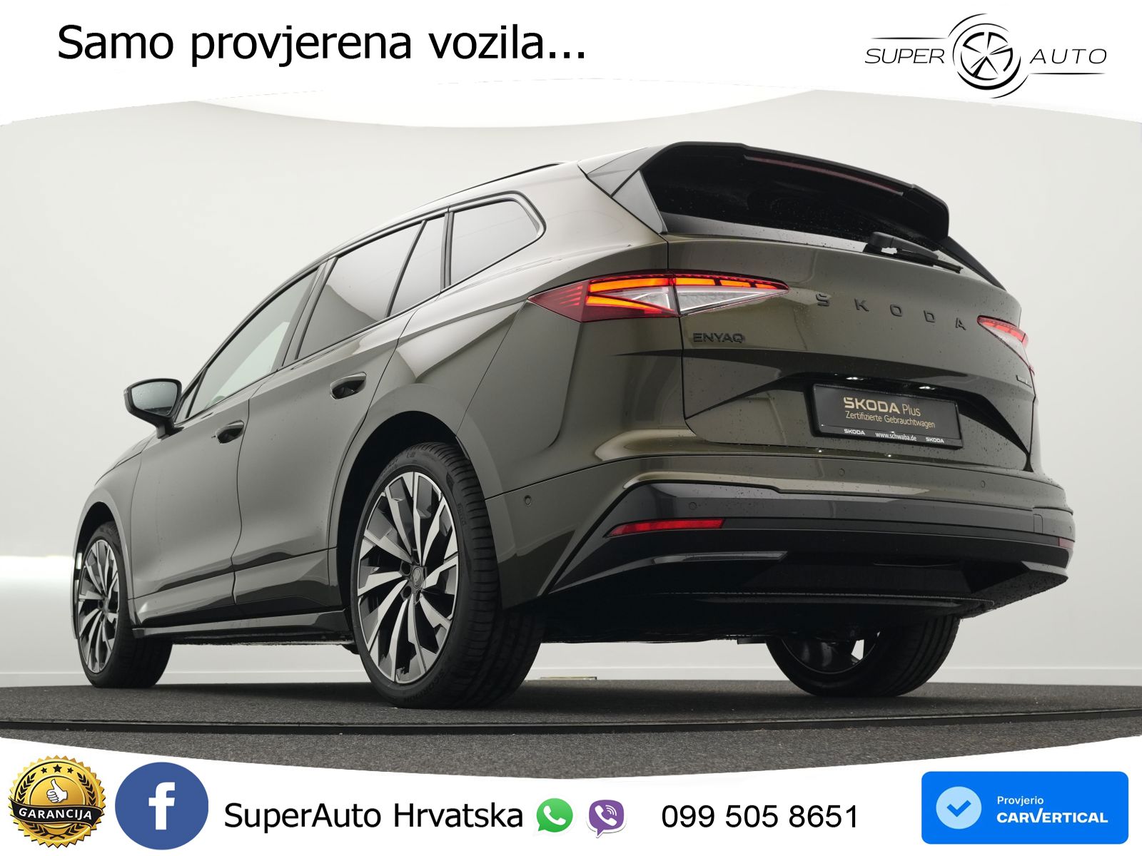 Škoda Enyaq 85 82 kWh (286 KS) SportLine LED+GR SJED+ACC