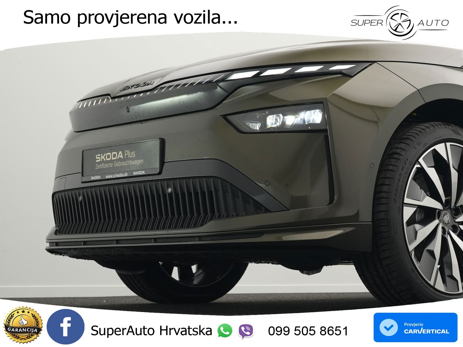 Škoda Enyaq 85 82 kWh (286 KS) SportLine LED+GR SJED+ACC