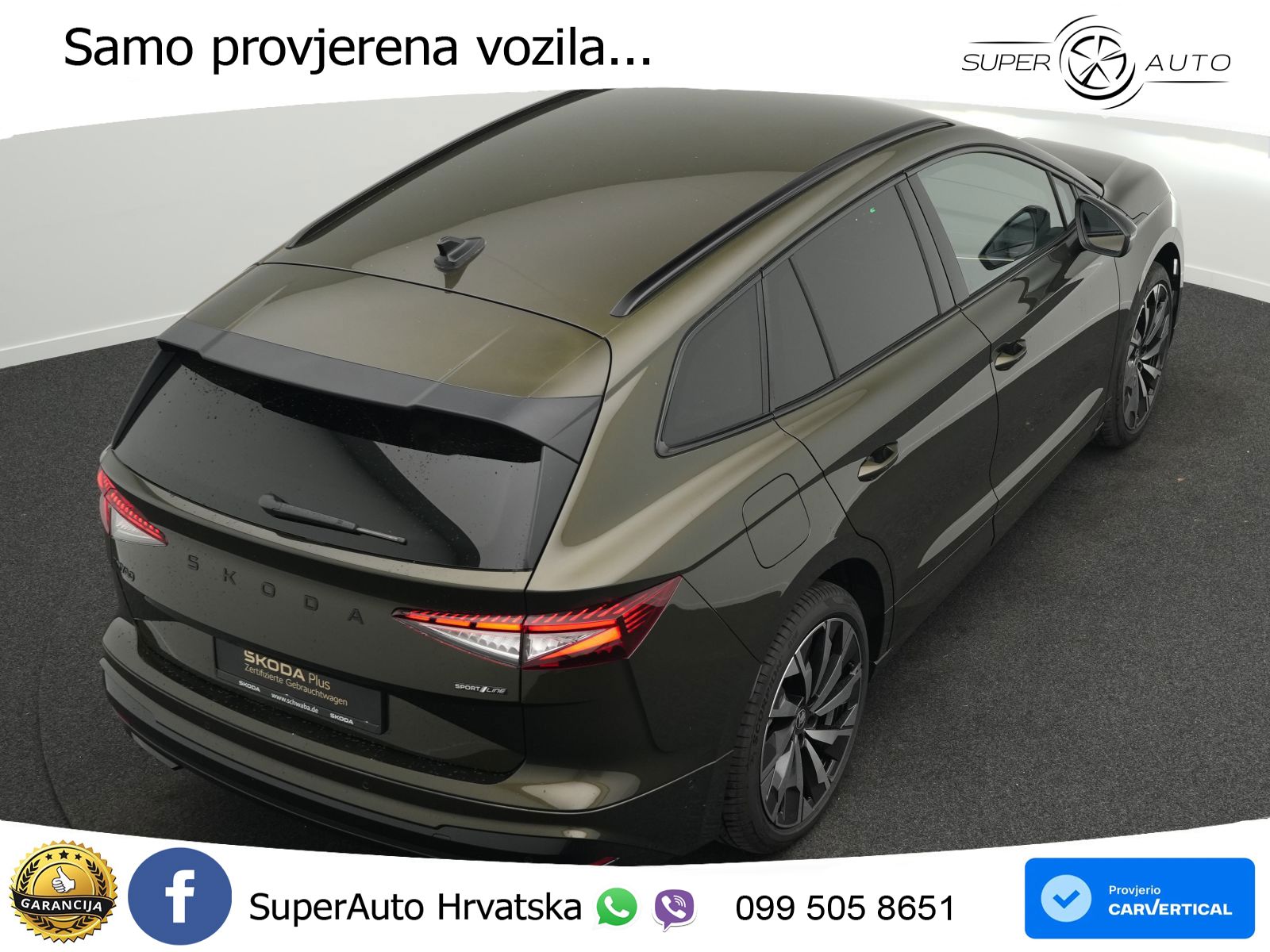 Škoda Enyaq 85 82 kWh (286 KS) SportLine LED+GR SJED+ACC
