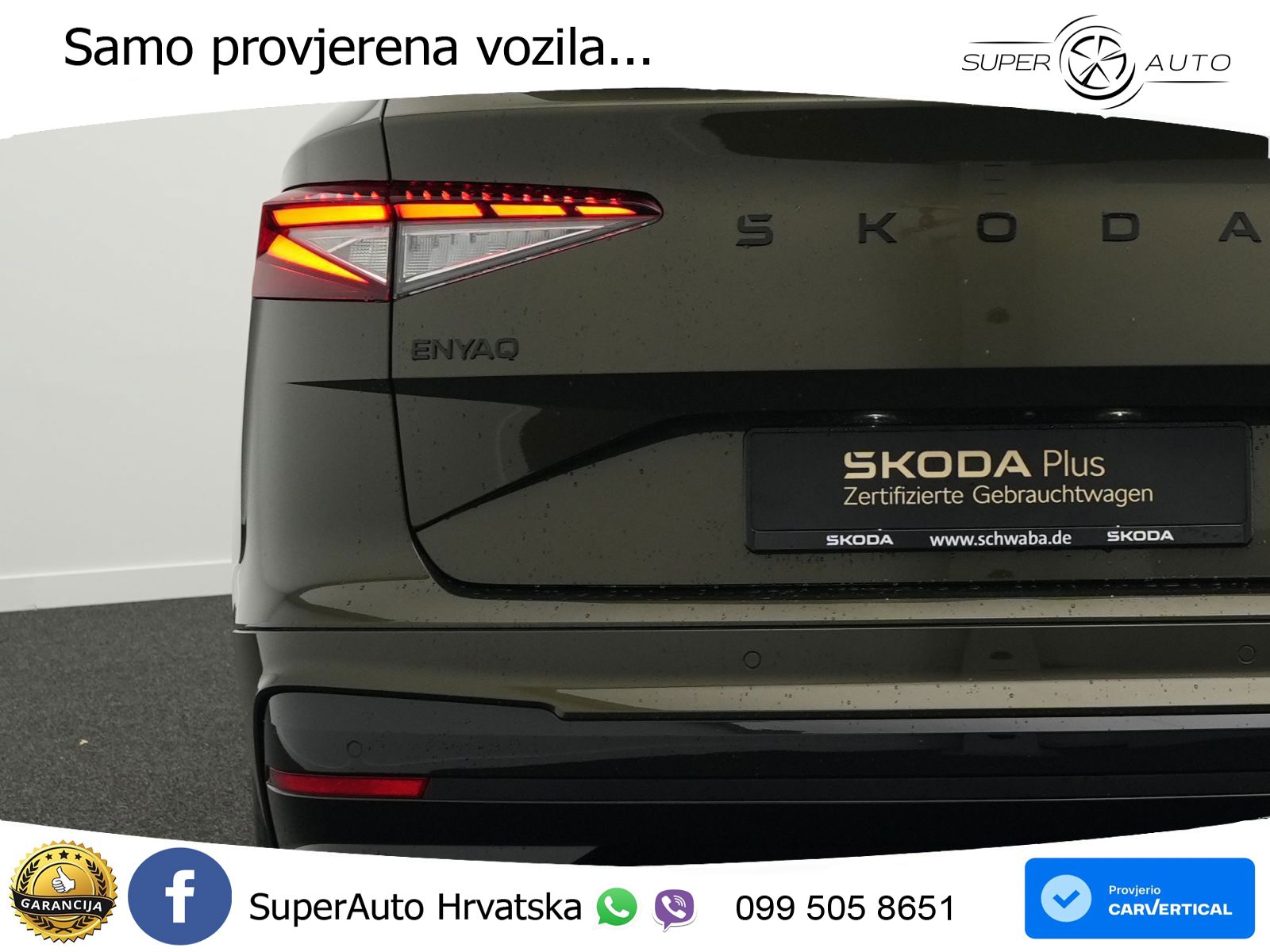 Škoda Enyaq 85 82 kWh (286 KS) SportLine LED+GR SJED+ACC