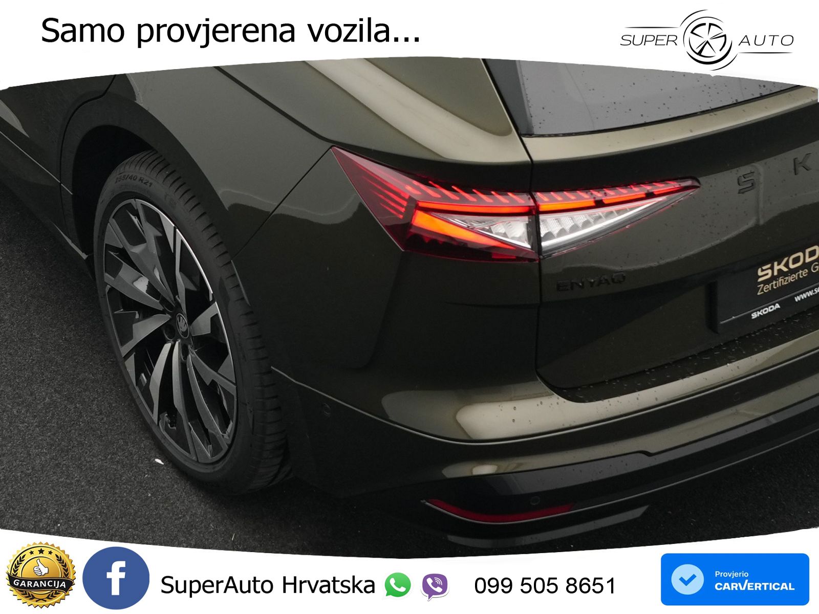Škoda Enyaq 85 82 kWh (286 KS) SportLine LED+GR SJED+ACC