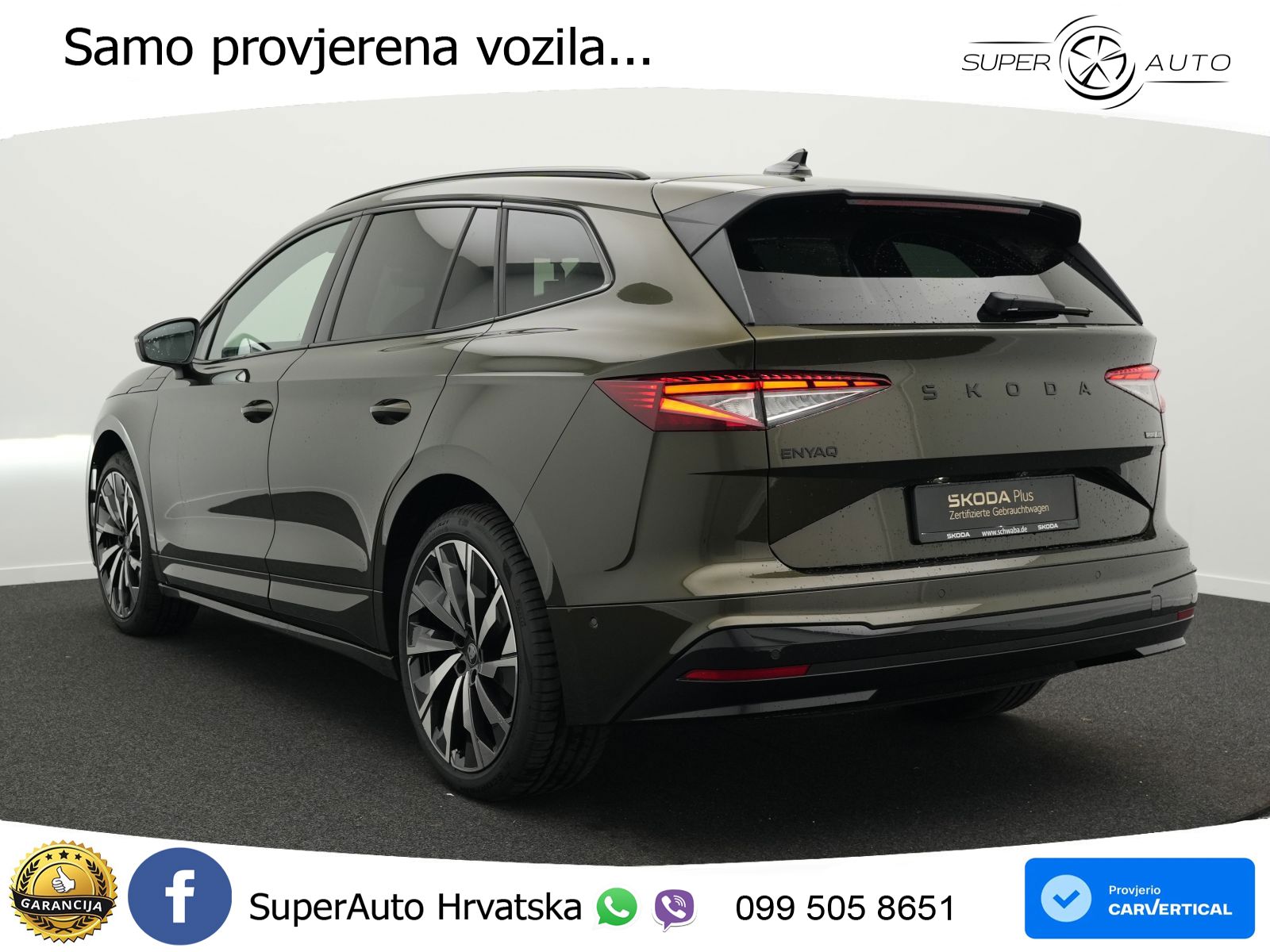 Škoda Enyaq 85 82 kWh (286 KS) SportLine LED+GR SJED+ACC
