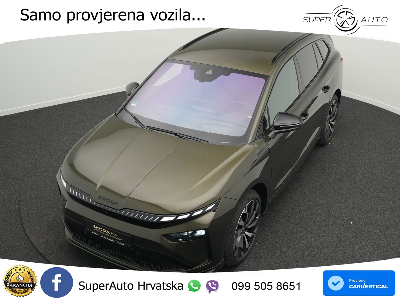 Škoda Enyaq 85 82 kWh (286 KS) SportLine LED+GR SJED+ACC