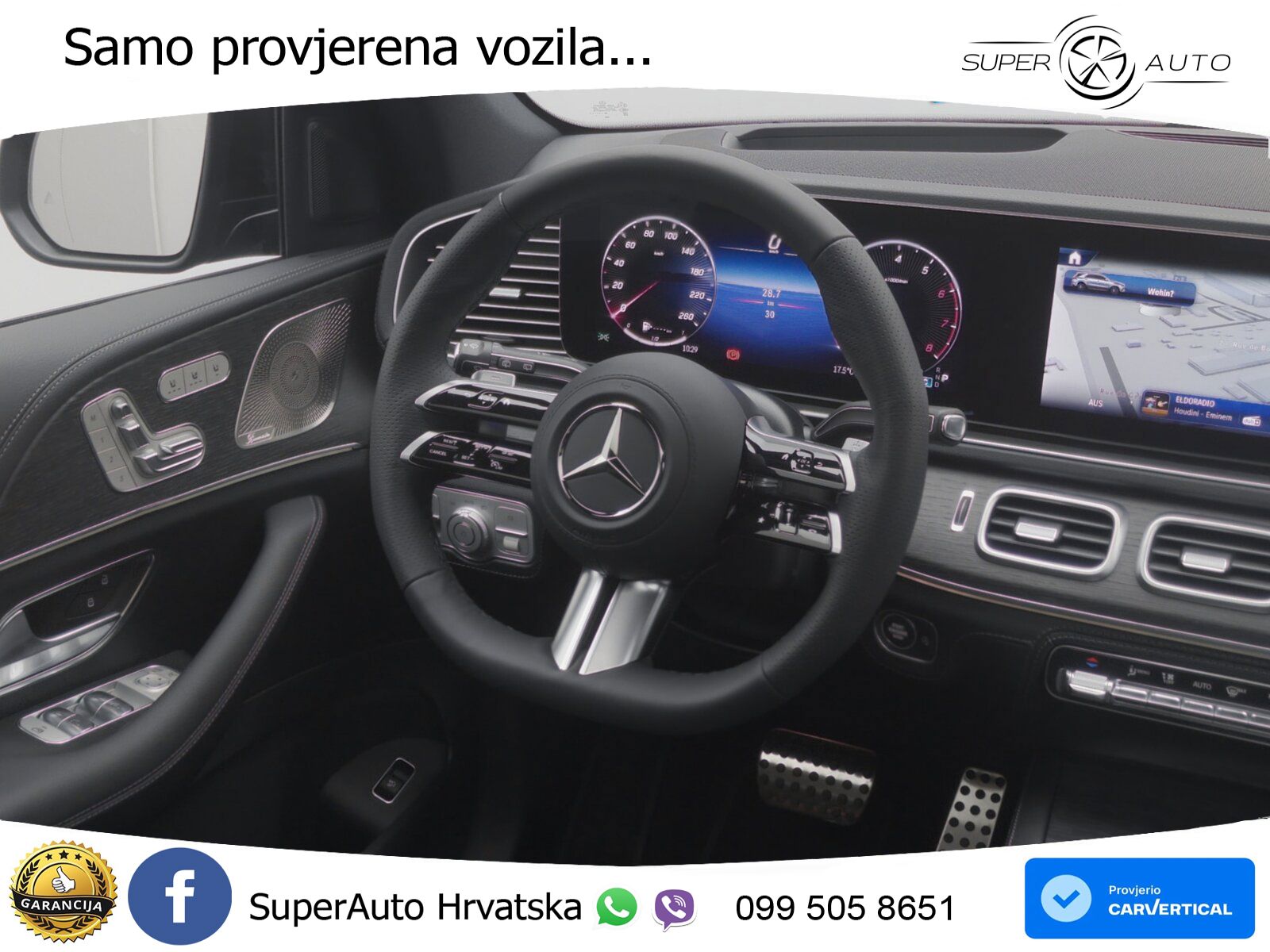 Mercedes GLE 450 3.0 (381 KS) EQ Boost 4MATIC 9G-TRONIC LED+GR SJED+ACC