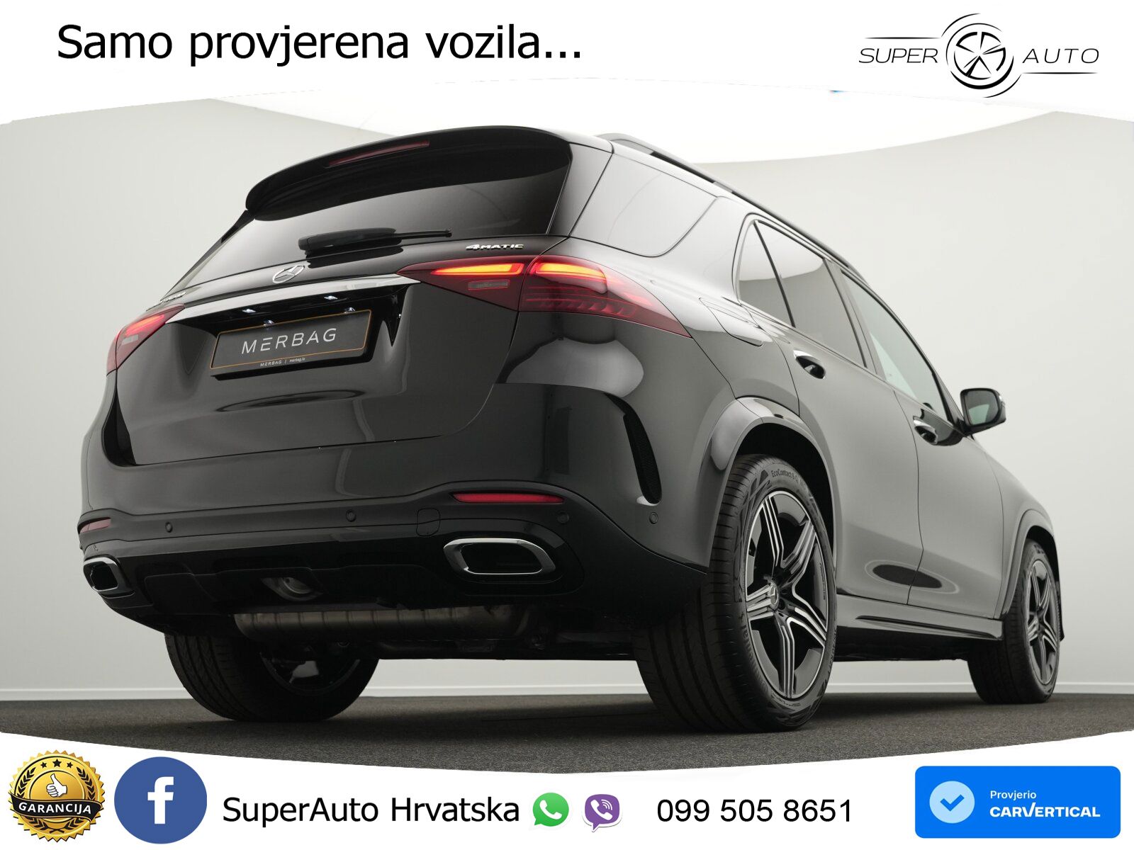 Mercedes GLE 450 3.0 (381 KS) EQ Boost 4MATIC 9G-TRONIC LED+GR SJED+ACC