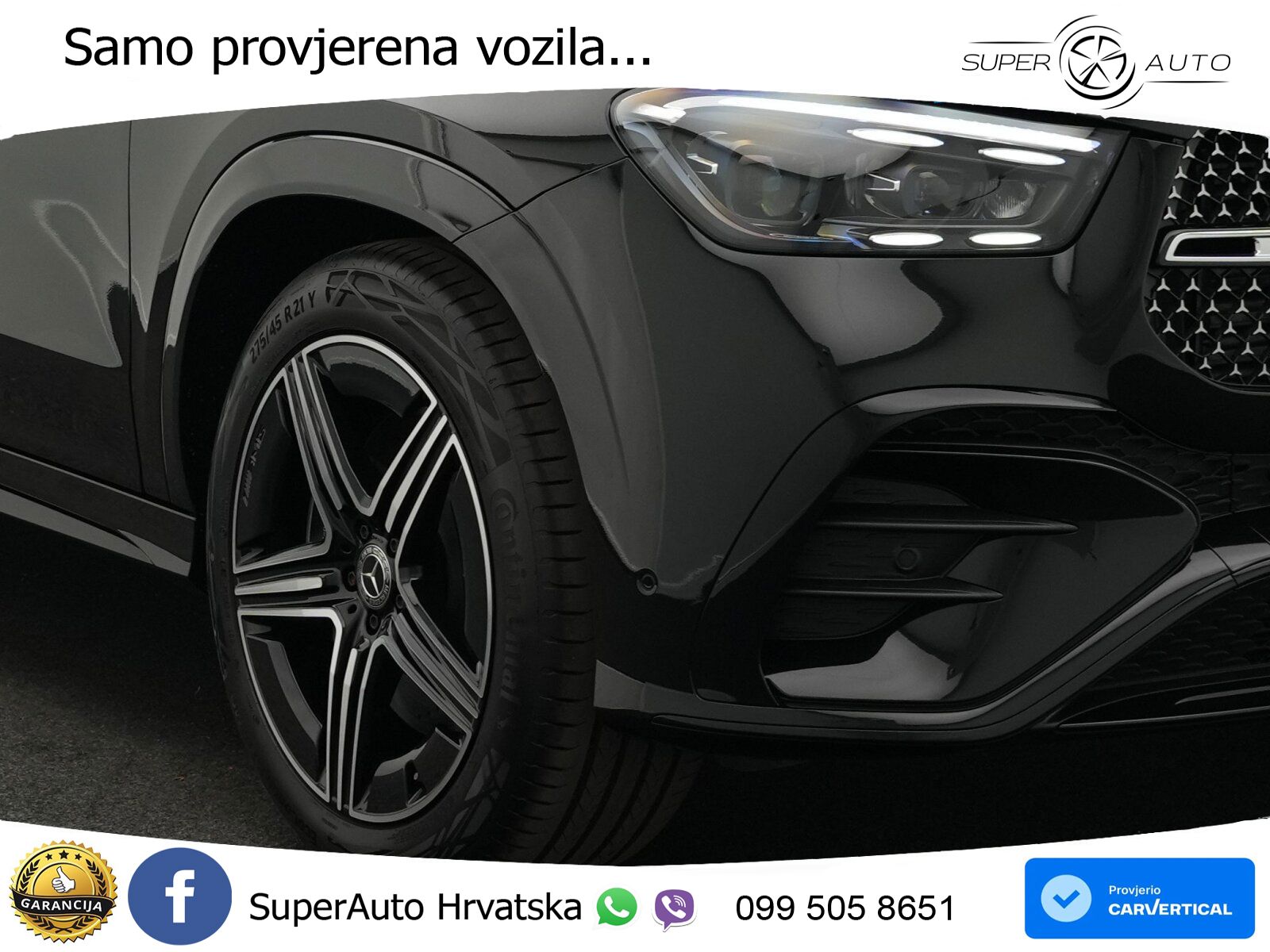 Mercedes GLE 450 3.0 (381 KS) EQ Boost 4MATIC 9G-TRONIC LED+GR SJED+ACC