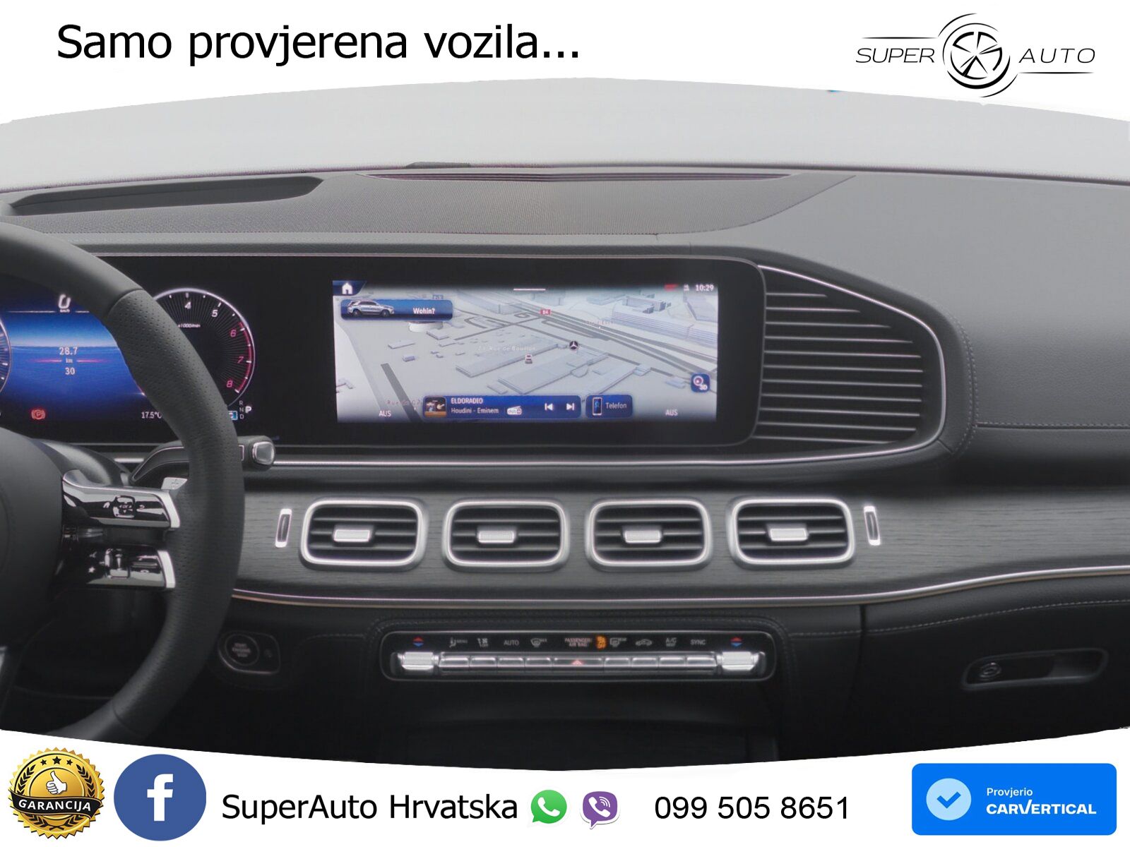 Mercedes GLE 450 3.0 (381 KS) EQ Boost 4MATIC 9G-TRONIC LED+GR SJED+ACC