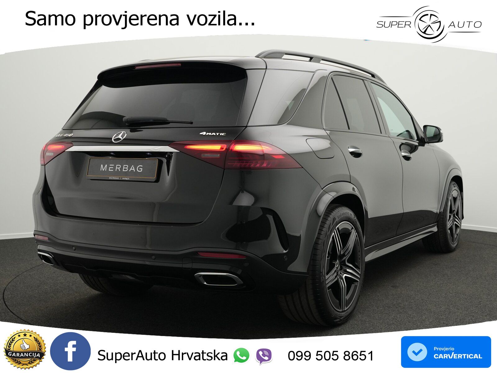 Mercedes GLE 450 3.0 (381 KS) EQ Boost 4MATIC 9G-TRONIC LED+GR SJED+ACC