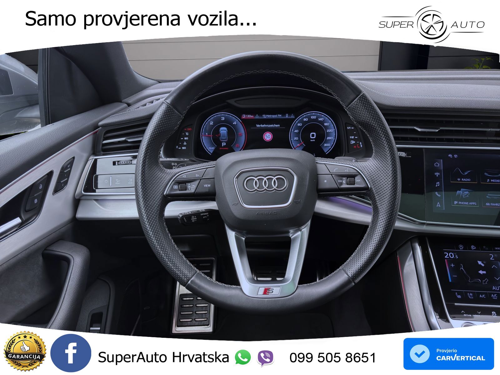 Audi Q8 50 TDI V6 (286 KS) quattro Tiptronic