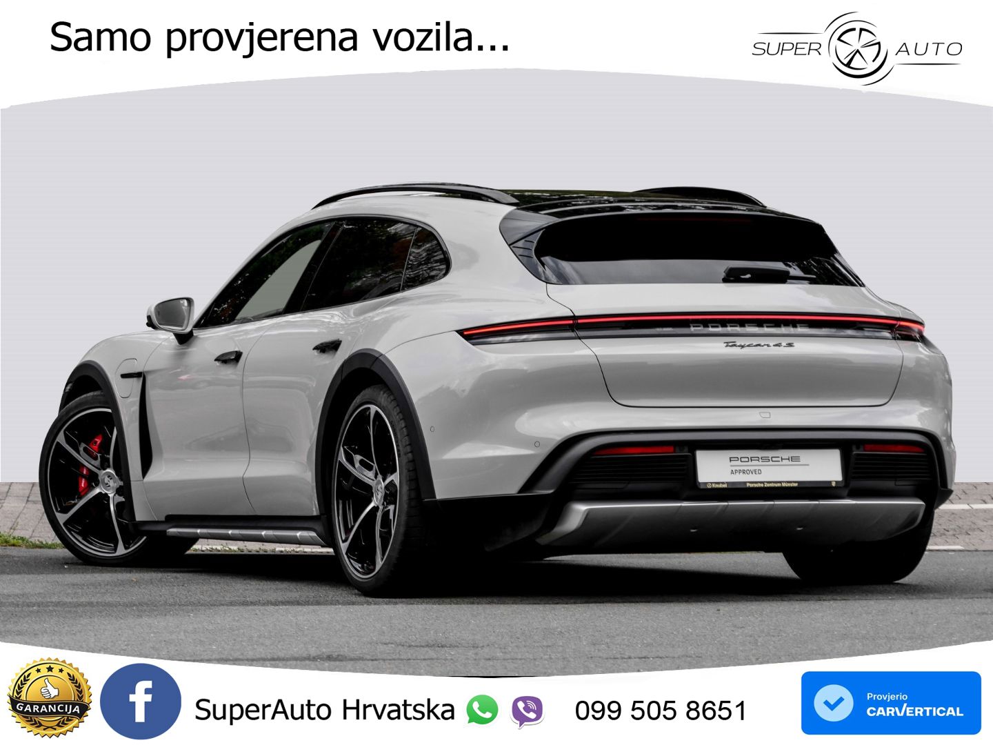 Porsche Taycan Cross Turismo 4S 105 kWh (598 KS)