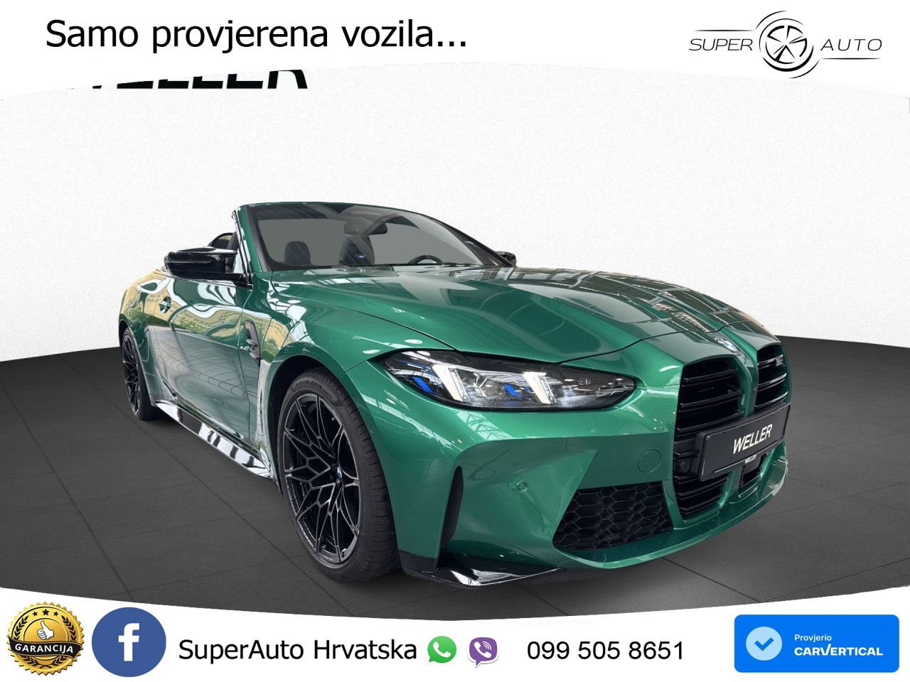 BMW M4 Convertible Competition 3.0 (530 KS) xDrive Steptronic LED+GR SJED+ACC