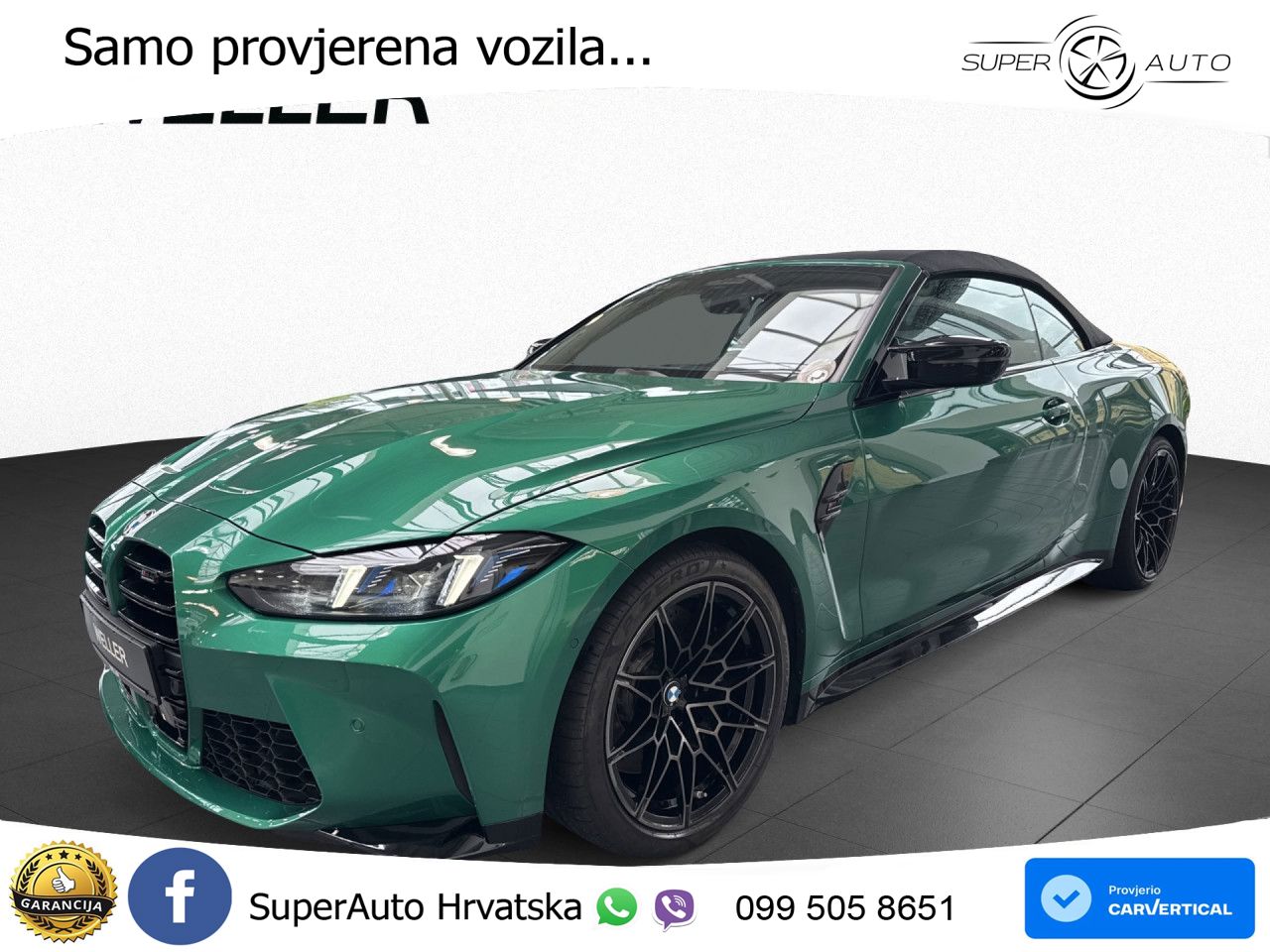 BMW M4 Convertible Competition 3.0 (530 KS) xDrive Steptronic LED+GR SJED+ACC