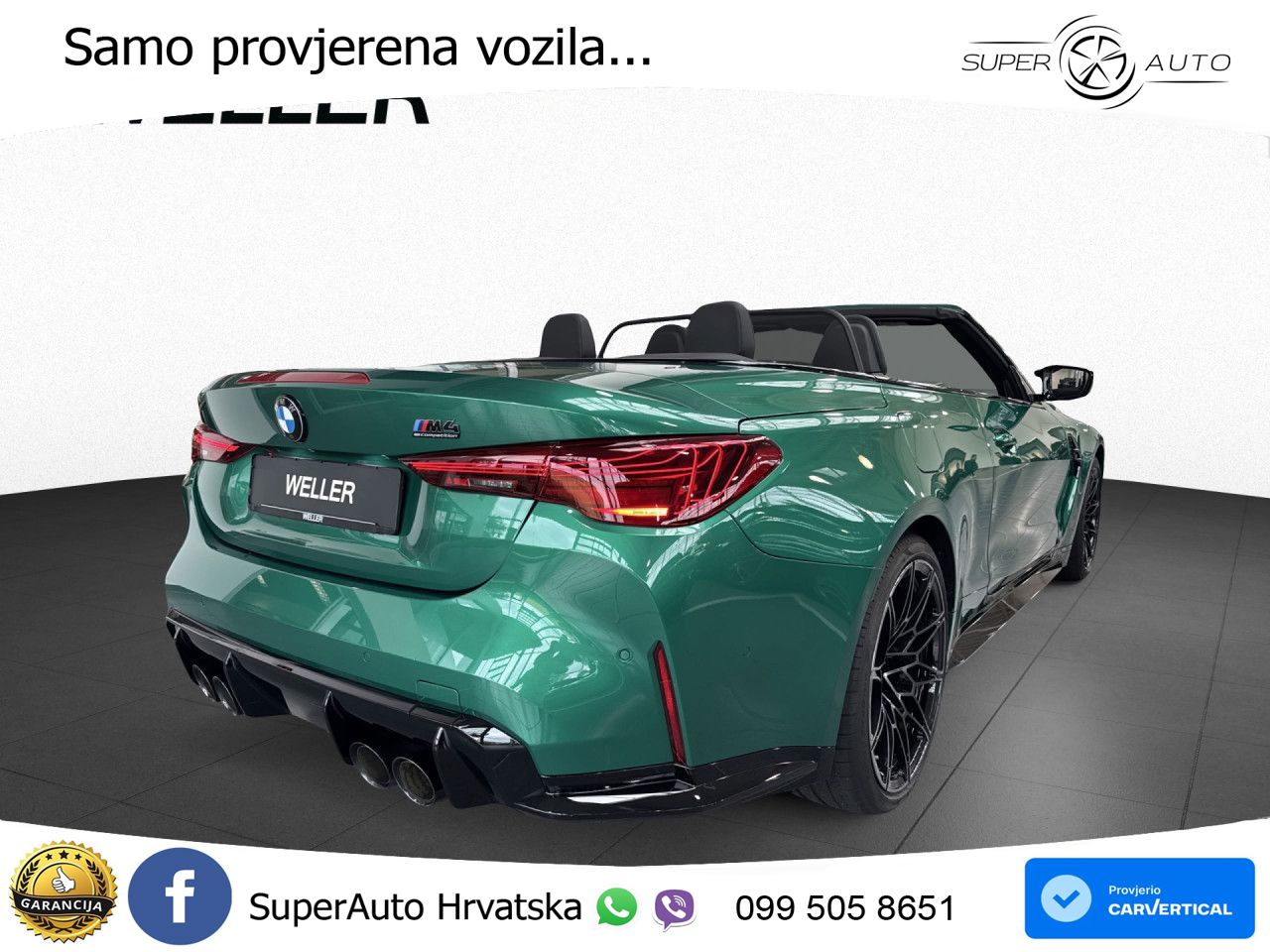 BMW M4 Convertible Competition 3.0 (530 KS) xDrive Steptronic LED+GR SJED+ACC