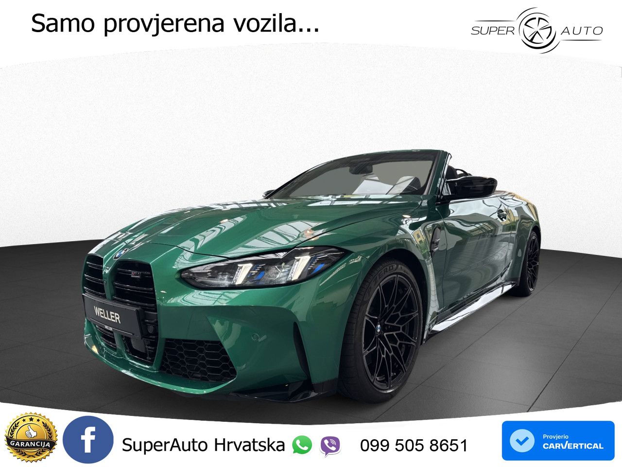 BMW M4 Convertible Competition 3.0 (530 KS) xDrive Steptronic LED+GR SJED+ACC