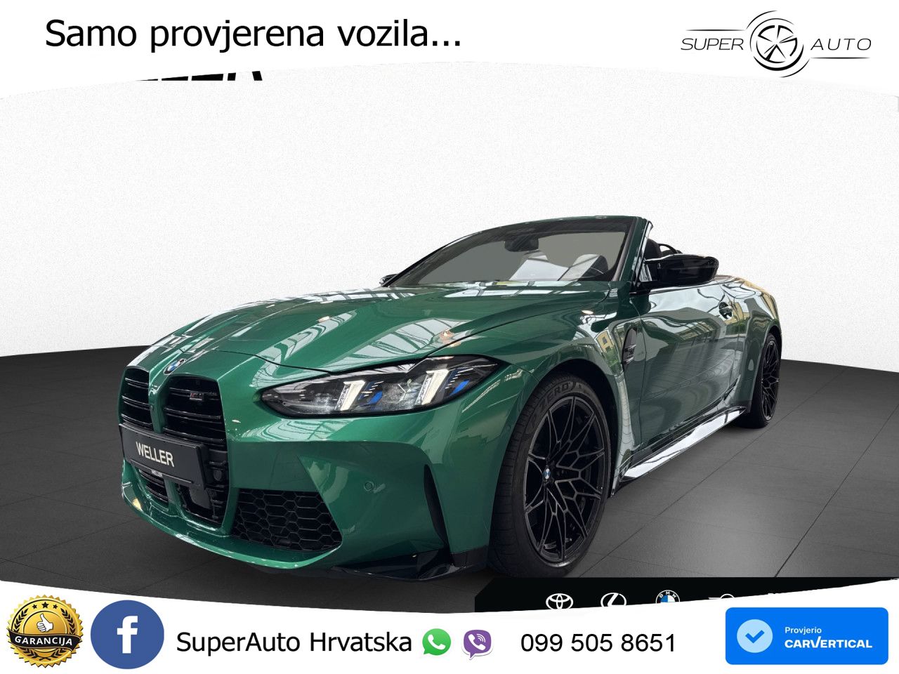 BMW M4 Convertible Competition 3.0 (530 KS) xDrive Steptronic LED+GR SJED+ACC