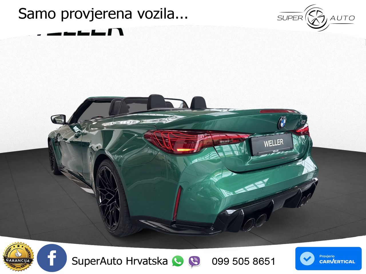 BMW M4 Convertible Competition 3.0 (530 KS) xDrive Steptronic LED+GR SJED+ACC