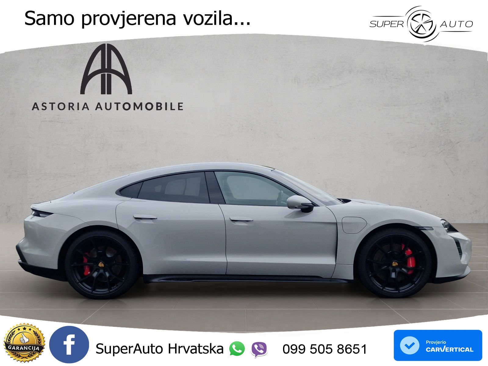 Porsche Taycan GTS Performance Plus 93.4 kWh (598 KS)