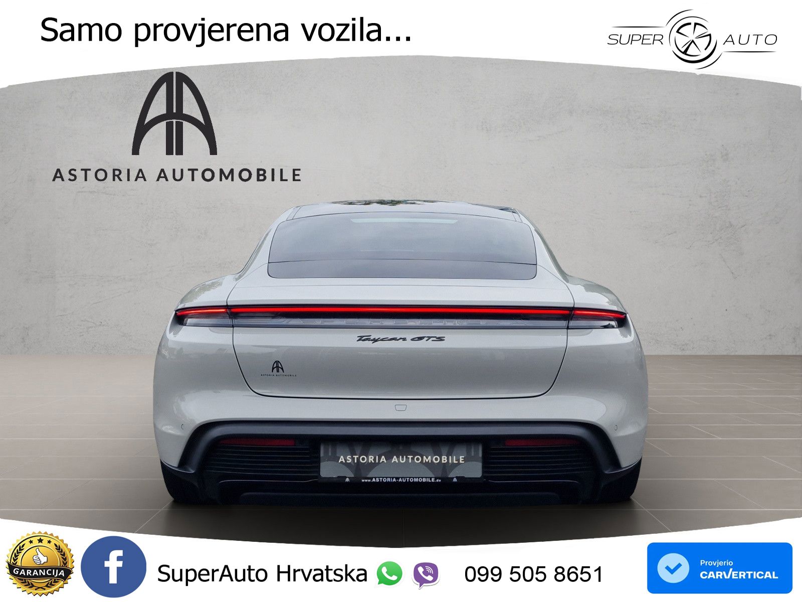 Porsche Taycan GTS Performance Plus 93.4 kWh (598 KS)