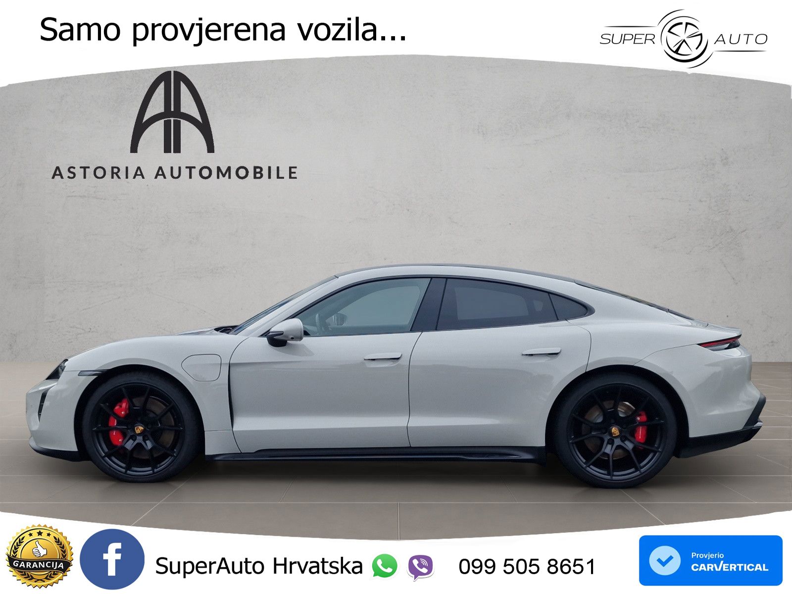 Porsche Taycan GTS Performance Plus 93.4 kWh (598 KS)