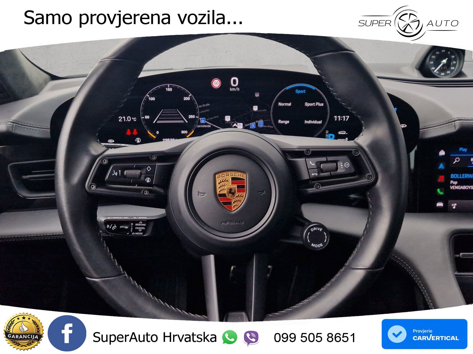 Porsche Taycan GTS Performance Plus 93.4 kWh (598 KS)