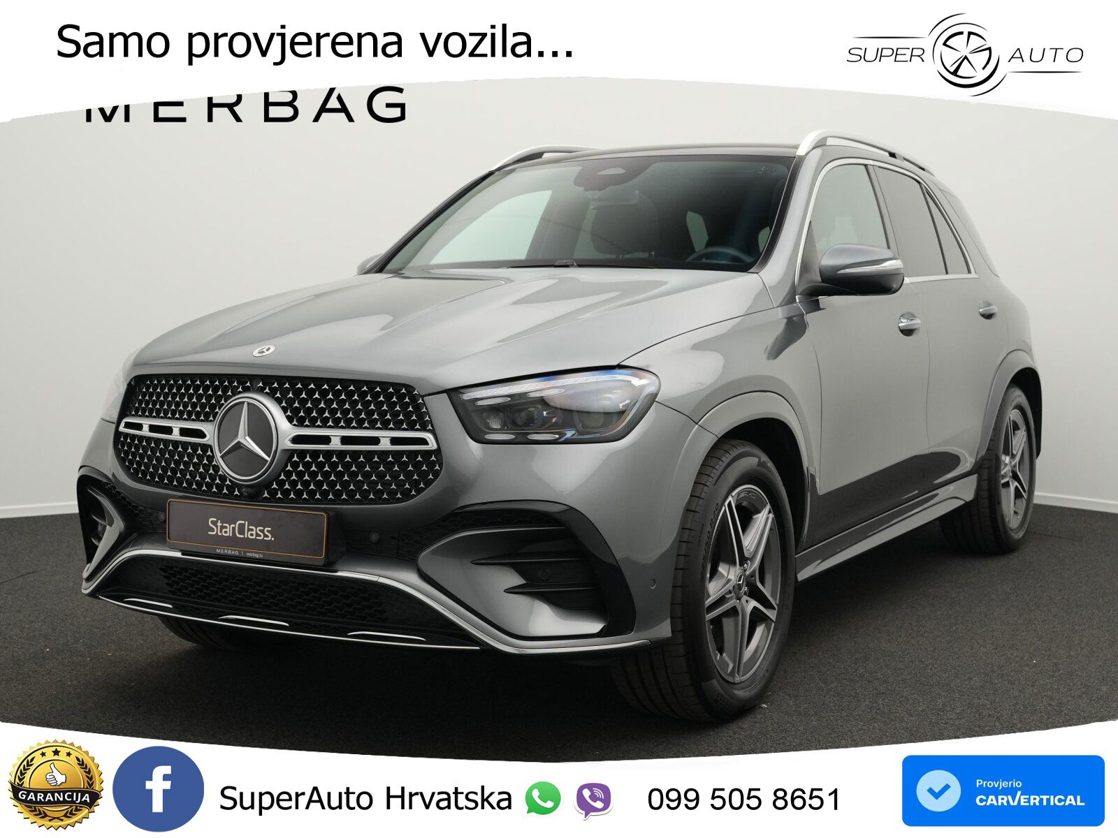 Mercedes GLE 450d (367 KS) EQ Boost 4MATIC 9G-TRONIC AMG LED+GR SJED+ACC